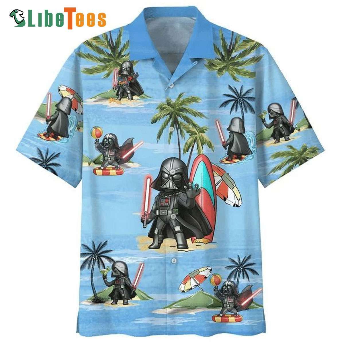 Blue Darth Vader Star Wars Hawaiian Shirt Ideal Gifts