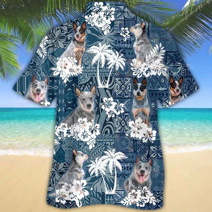 Blue Heeler Trendy Hawaiian Shirt Summer Gifts