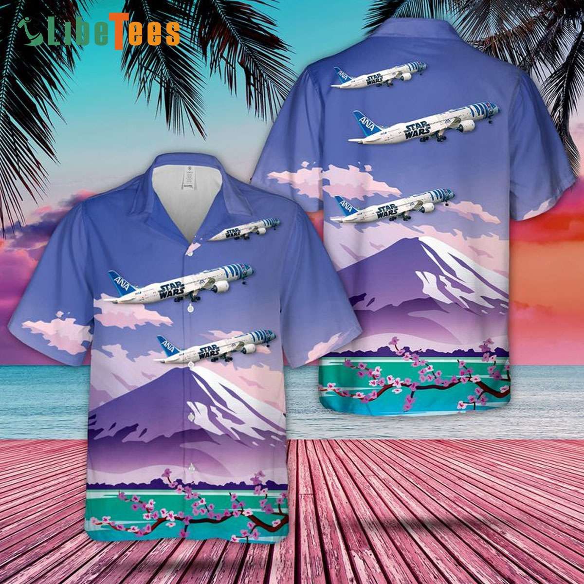 Boeing 787-9 Dreamliner Star Wars Trendy Hawaiian Shirt, Star Wars Gift Ideas Perfect Gifts For Your Loved Ones