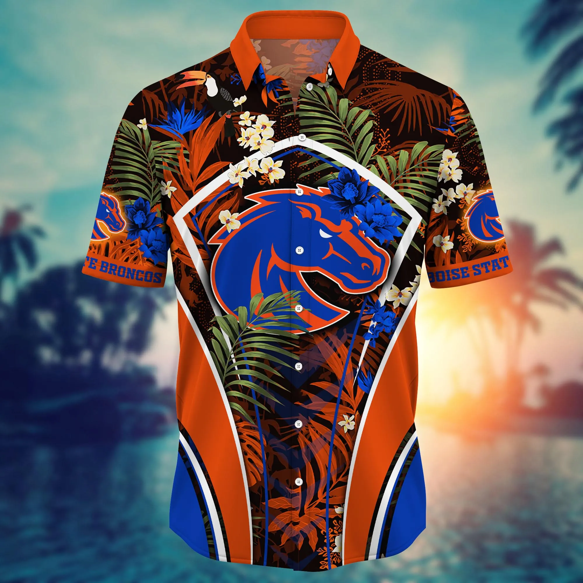 Boise State Broncos NCAA Hawaiian Shirt Barbecues Aloha Shirt
