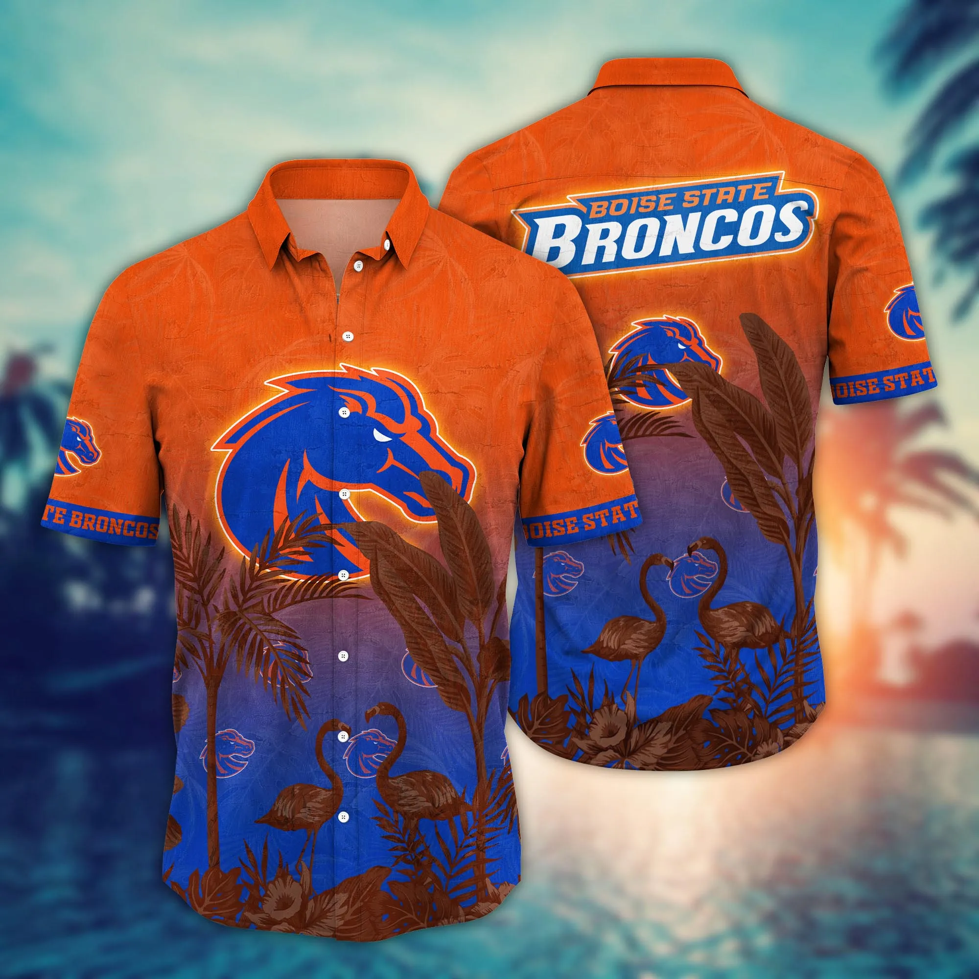 Boise State Broncos NCAA Hawaiian Shirt Ceiling Fanstime Aloha Shirt Boise State Broncos NCAA Hawaiian Shirt Ceiling Fanstime Aloha Shirt