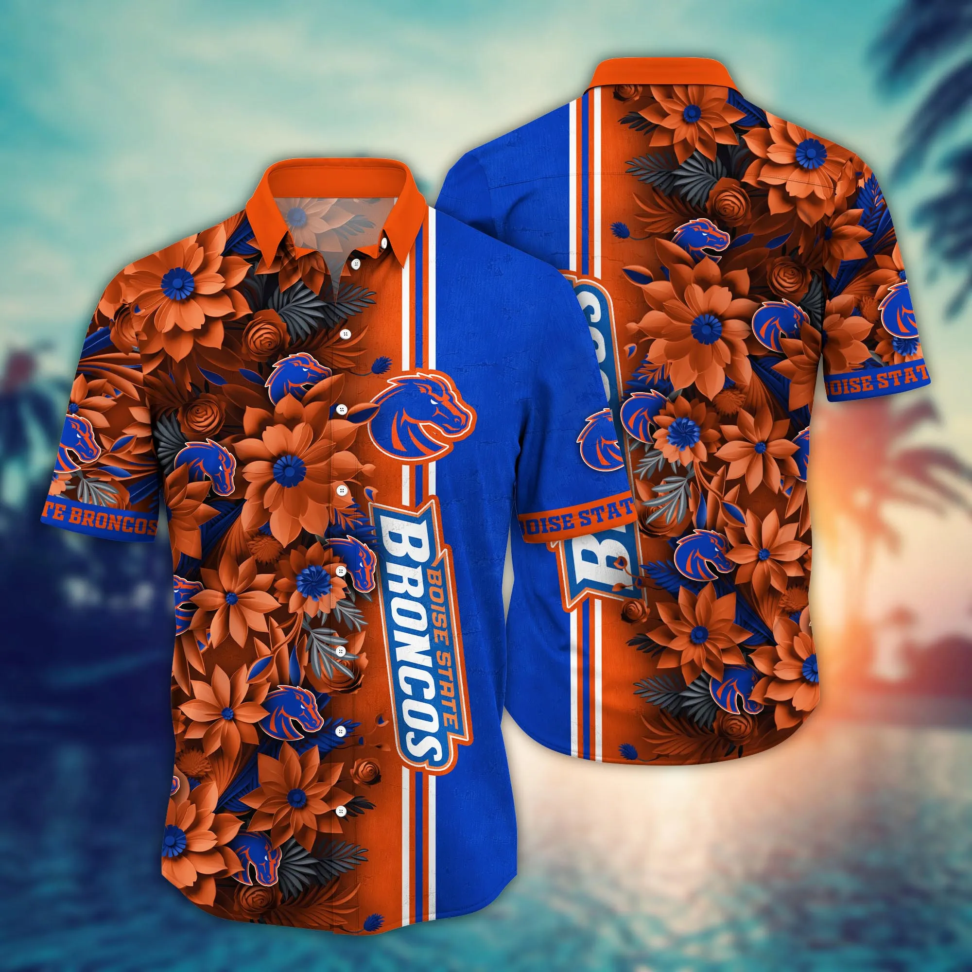 Boise State Broncos NCAA Hawaiian Shirt Custom Ceiling Fans Aloha Shirt