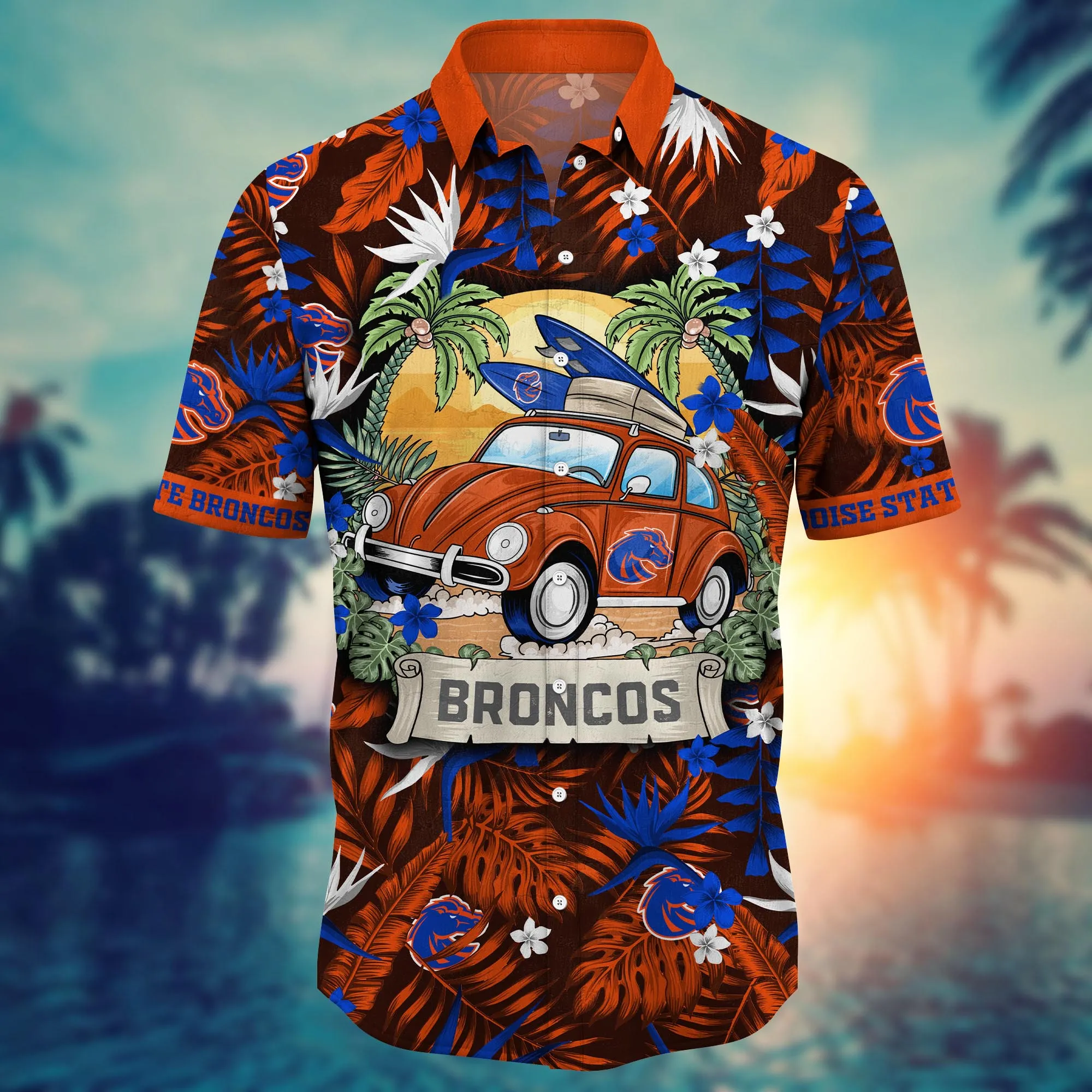 Boise State Broncos NCAA Hawaiian Shirt Hikingtime Aloha Shirt