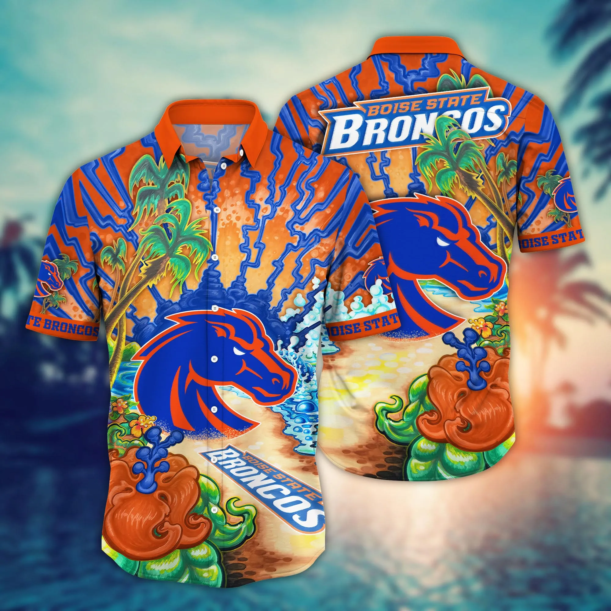 Boise State Broncos NCAA Hawaiian Shirt Music Festivalstime Aloha Shirt Boise State Broncos NCAA Hawaiian Shirt Music Festivalstime Aloha Shirt