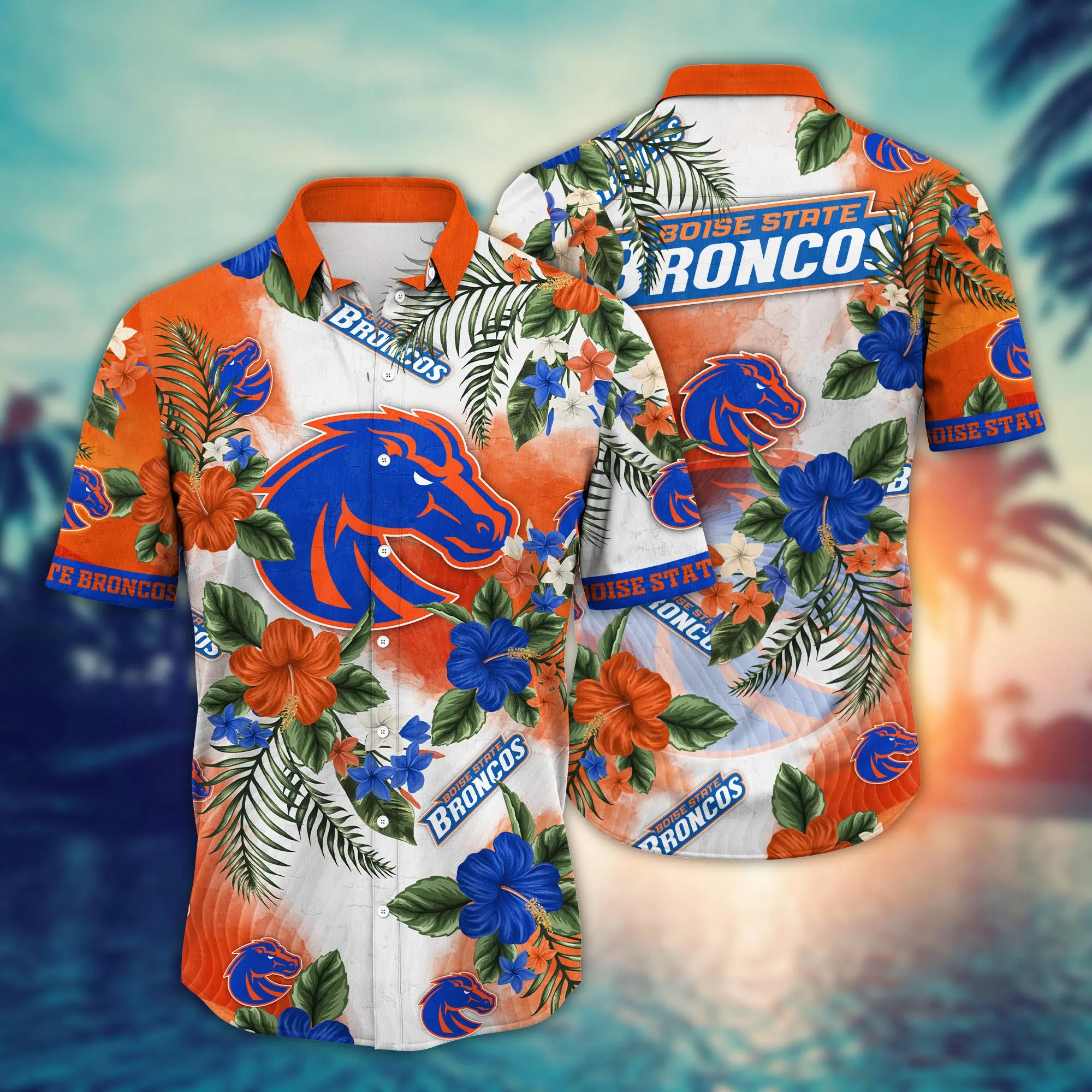 Boise State Broncos NCAA Hawaiian Shirt Solsticetime Aloha Shirt Boise State Broncos NCAA Hawaiian Shirt Solsticetime Aloha Shirt