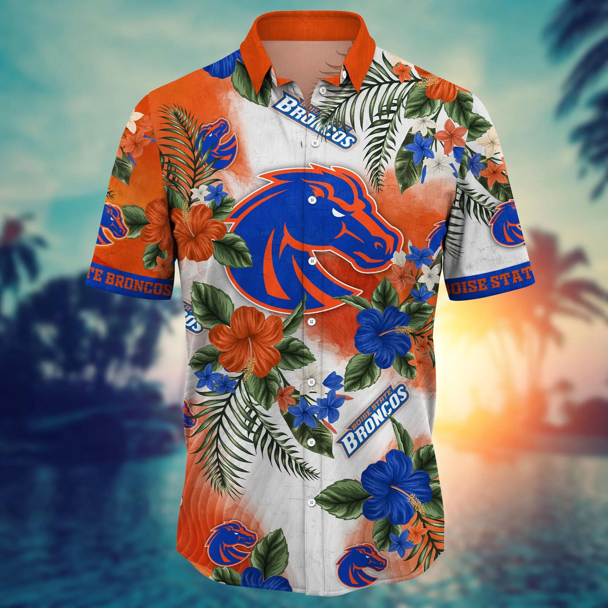 Boise State Broncos NCAA Hawaiian Shirt Solsticetime Aloha Shirt