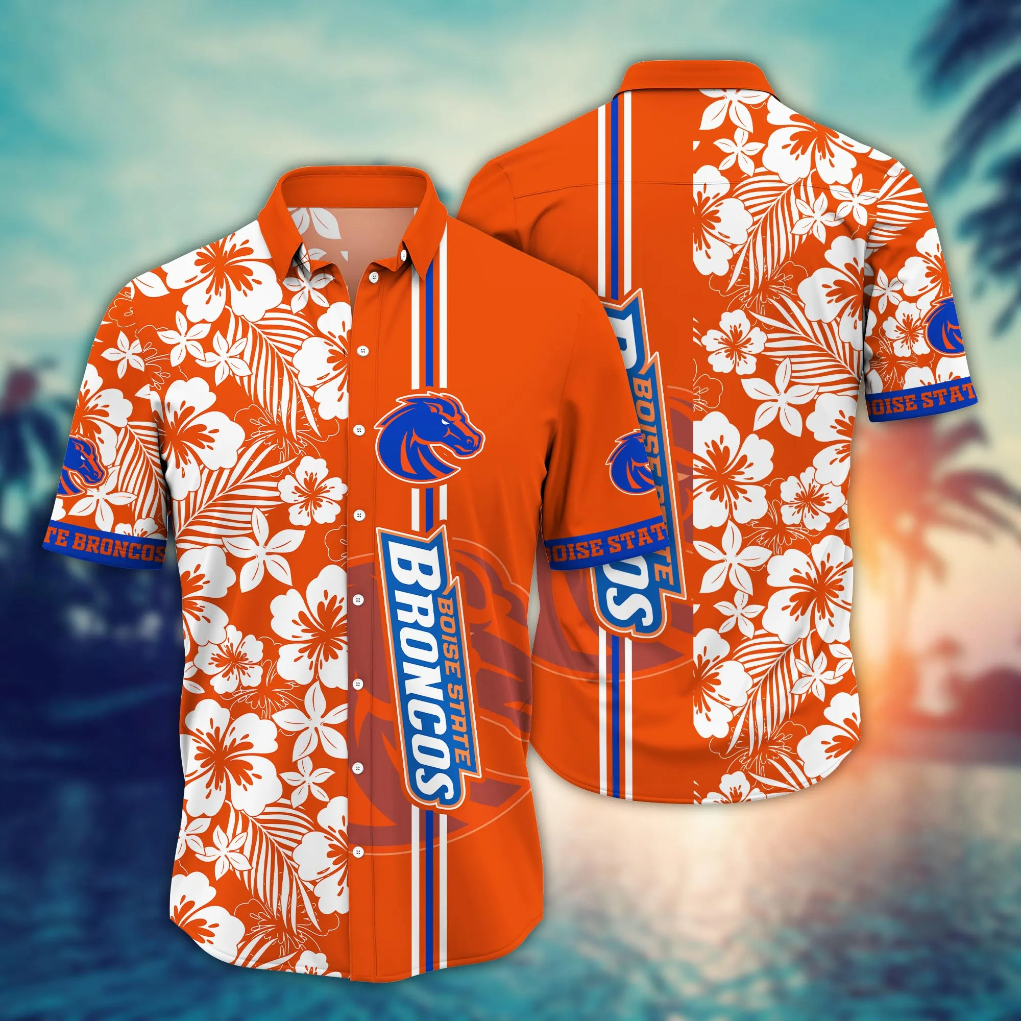Boise State Broncos NCAA Hawaiian Shirt Swimsuitstime Aloha Shirt Boise State Broncos NCAA Hawaiian Shirt Swimsuitstime Aloha Shirt