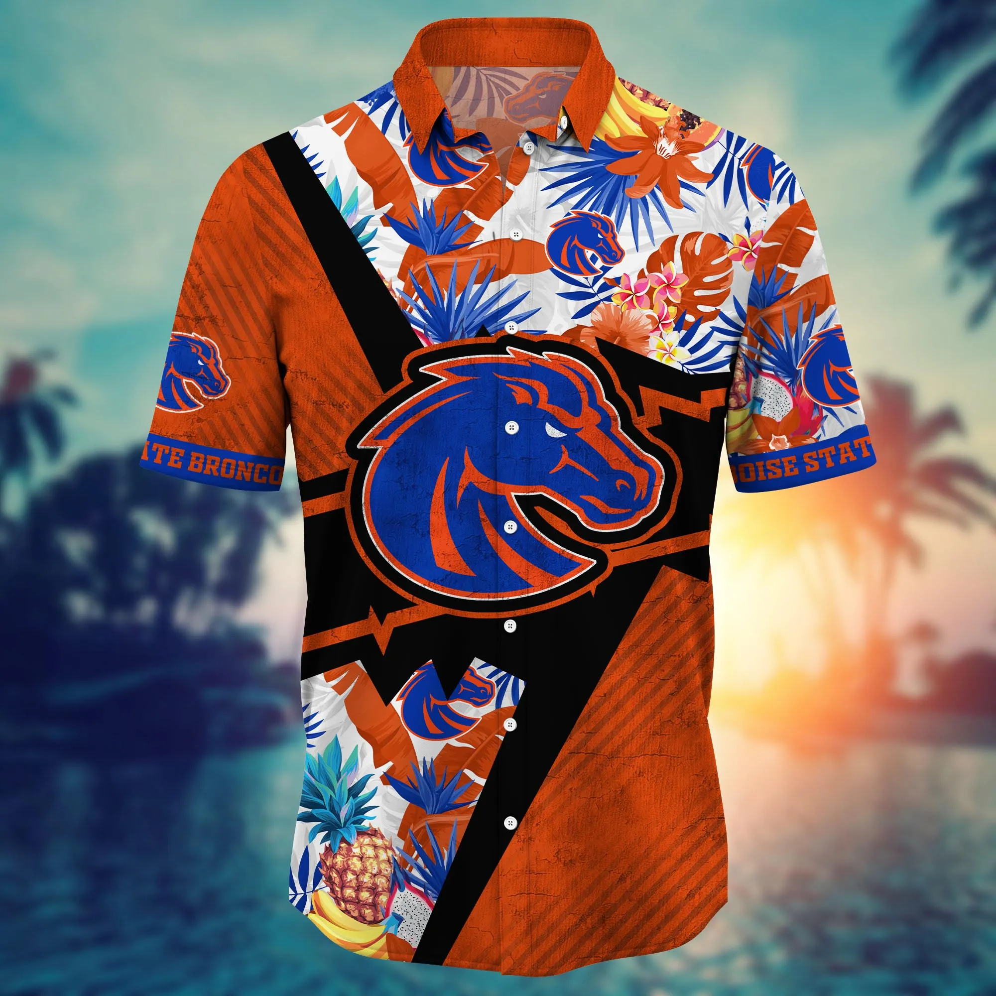 Boise State Broncos NCAA Hawaiian Shirt Tanning Aloha Shirt