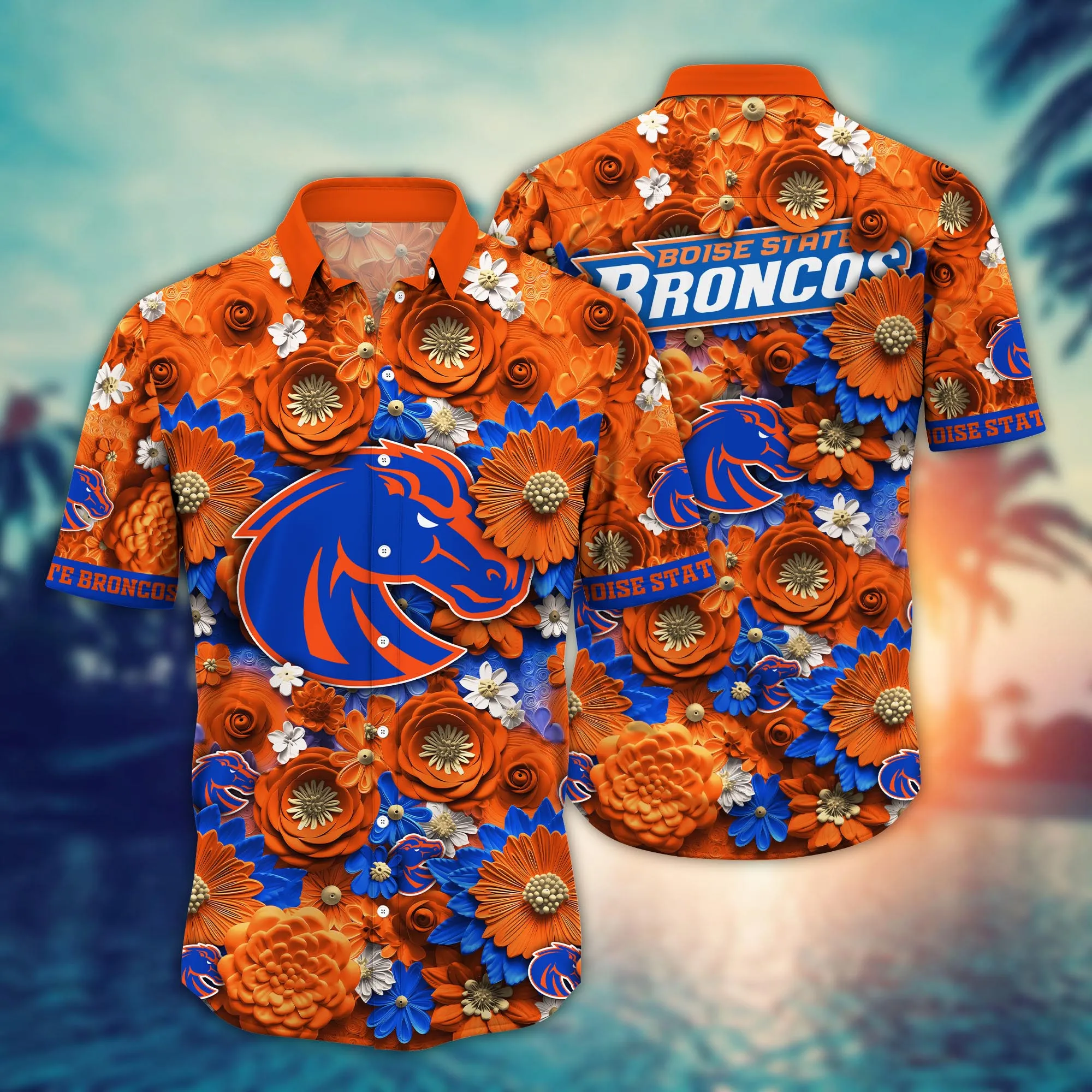 Boise State Broncos NCAA Hawaiian Shirt Trending For This Summer Customize Shirt Any Team