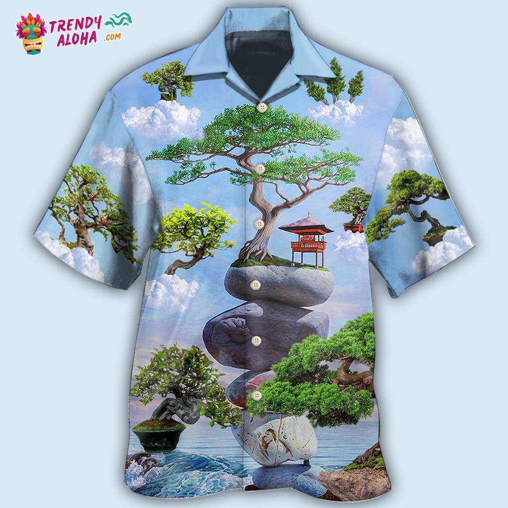 Bonsai Tree Style Hawaiian Shirt – Trendy Aloha