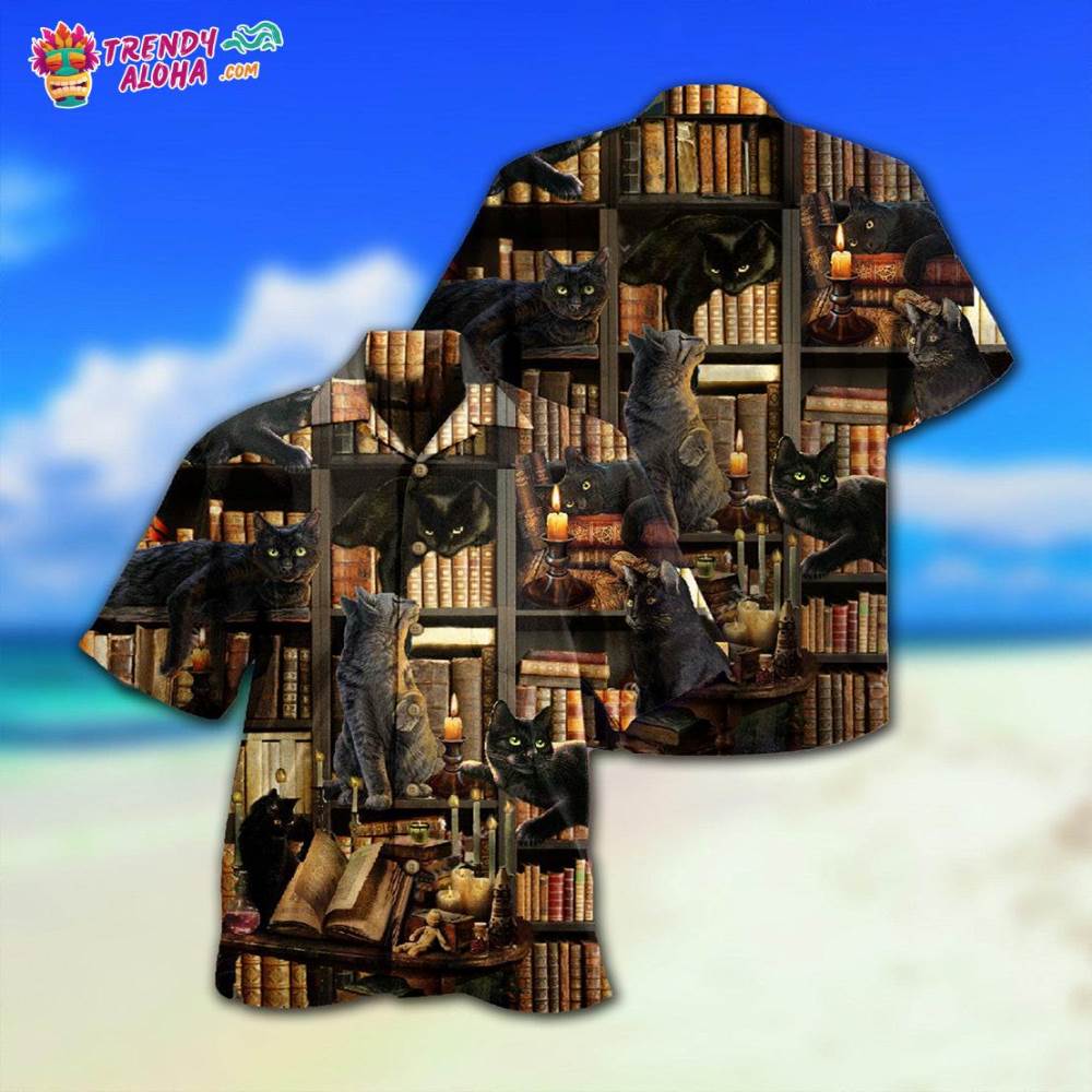 Book Cats Love Book Everytime Hawaiian Shirt – Trendy Aloha