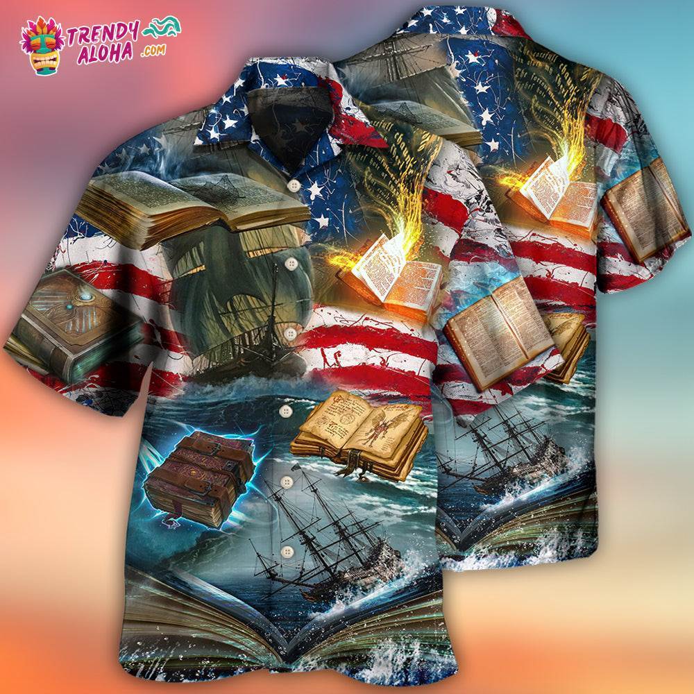 Book Independence Day Hawaiian Shirt – Trendy Aloha