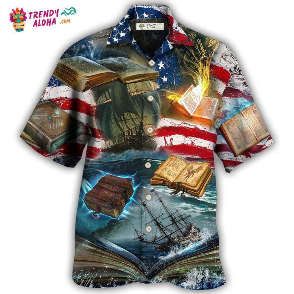 Book Independence Day Hawaiian Shirt – Trendy Aloha Book Independence Day Hawaiian Shirt – Trendy Aloha