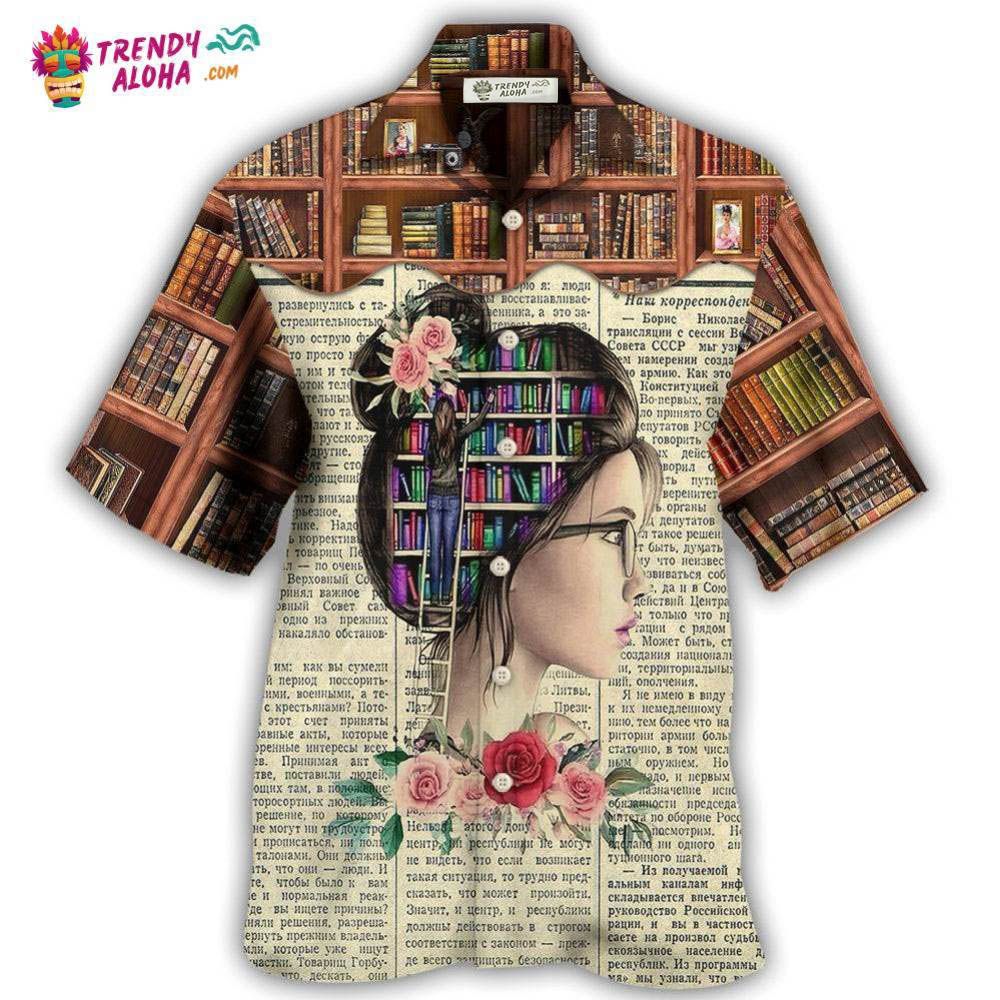 Book Lover And Into The Book Store I Go Hawaiian Shirt – Trendy Aloha