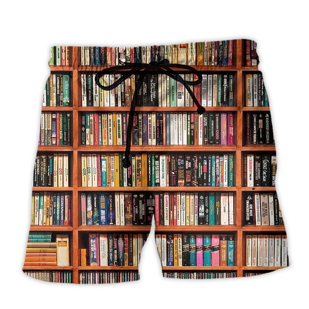 Book Lover I Love Reading Trendy Aloha Hawaiian Beach Shorts