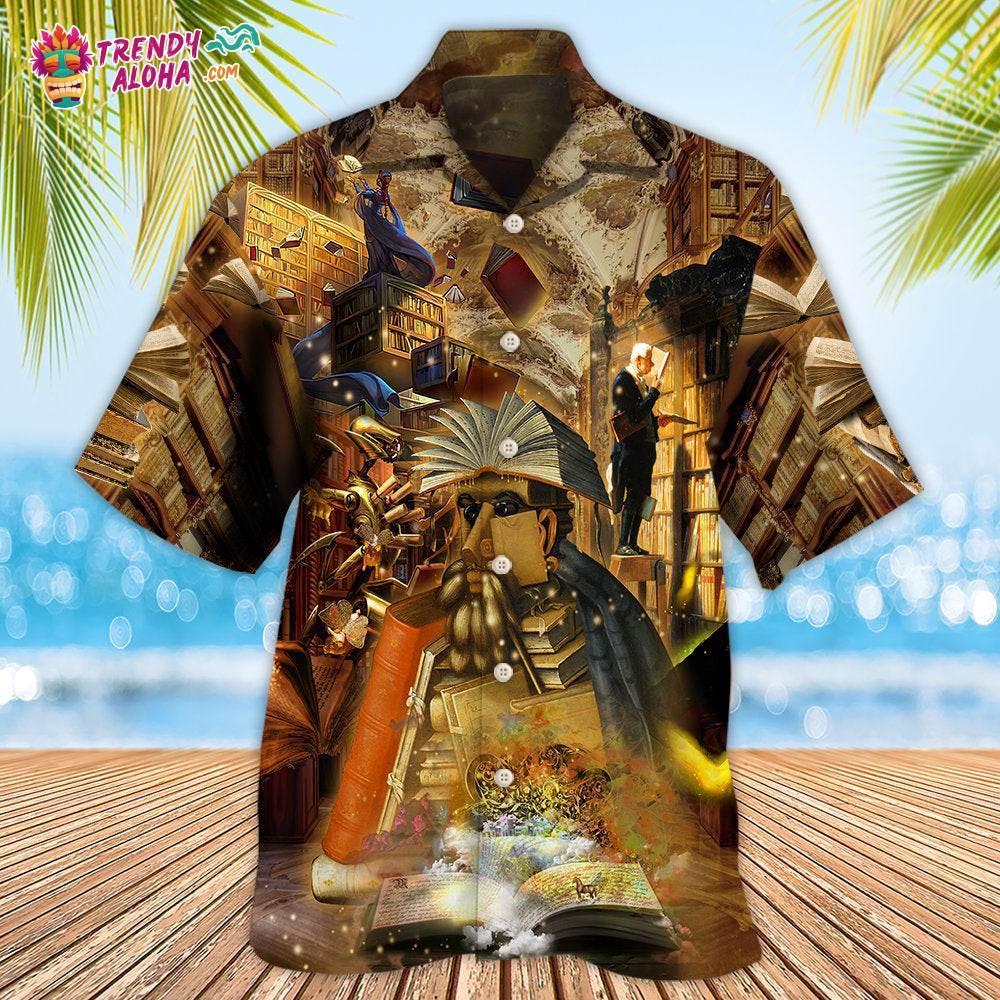 Book Mysterious Librarian Hawaiian Shirt – Trendy Aloha