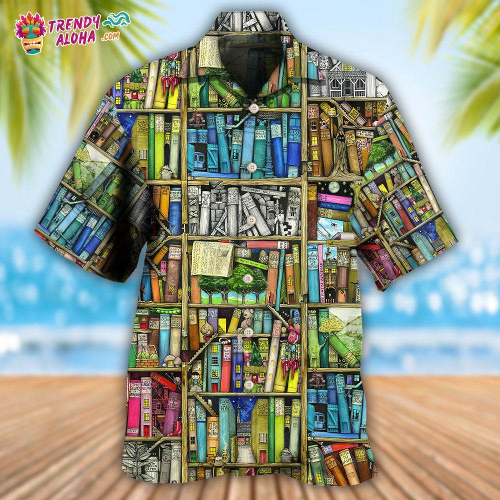 Book The Fantastic World In The Book Hawaiian Shirt – Trendy Aloha