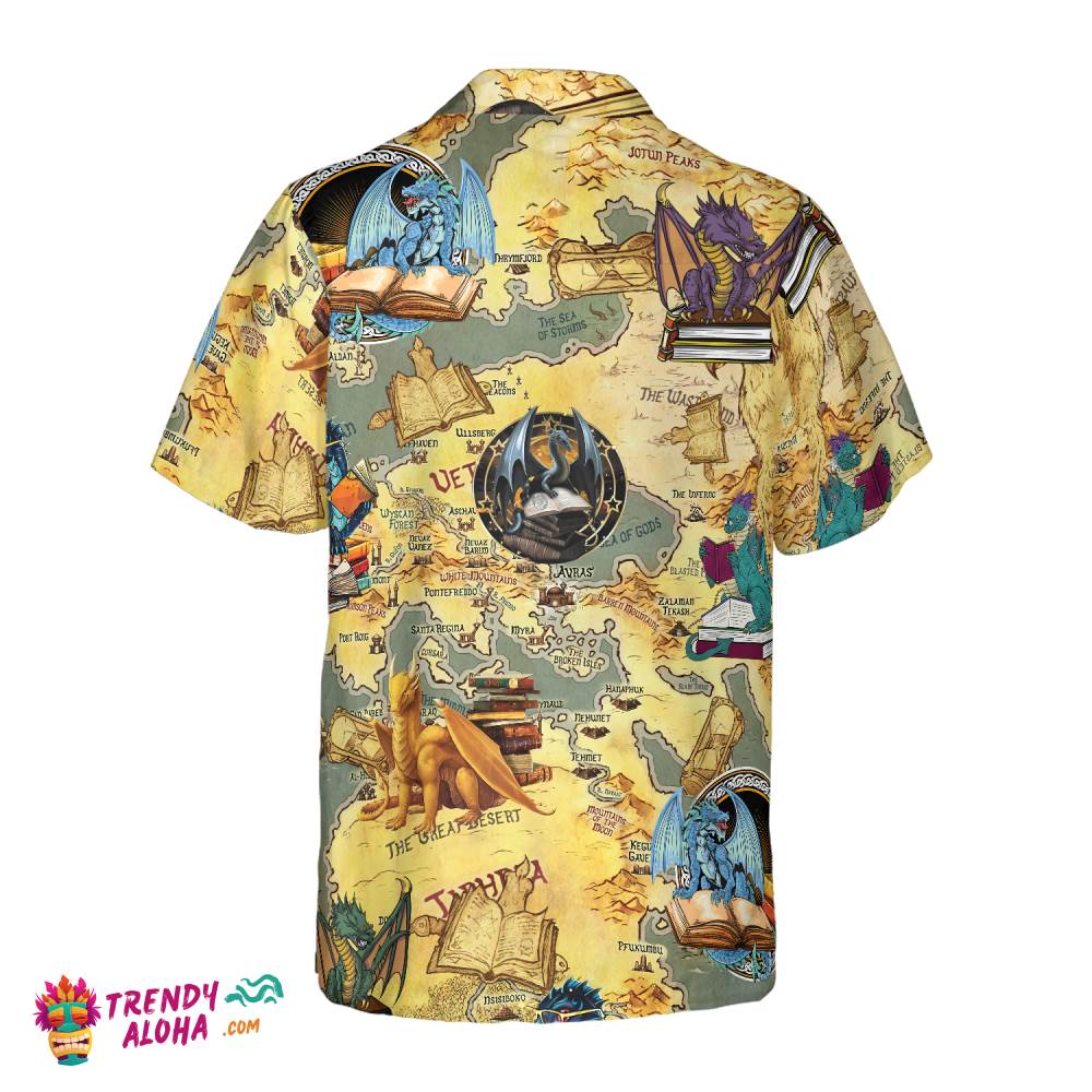 Books Dragon Hawaiian Shirt