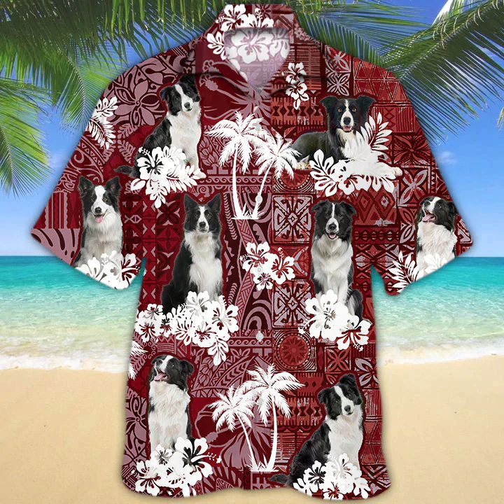 Border Collie 3 Trendy Hawaiian Shirt, Gift For Dog Lover Shirts, Animal Summer Shirts, Trendy Hawaiian Shirt Men Border Collie 3 Trendy Hawaiian Shirt, Gift For Dog Lover Shirts, Animal Summer Shirts, Trendy Hawaiian Shirt Men