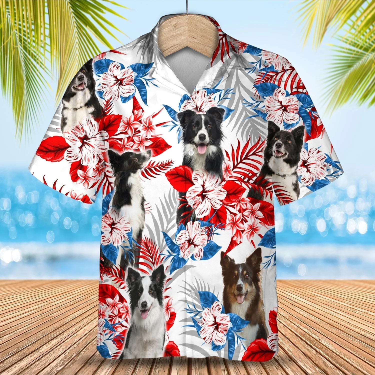 Border Collie Trendy Hawaiian Shirt- Summer Aloha Shirt, Trendy Hawaiian Shirt For Men And Women Border Collie Trendy Hawaiian Shirt- Summer Aloha Shirt, Trendy Hawaiian Shirt For Men And Women