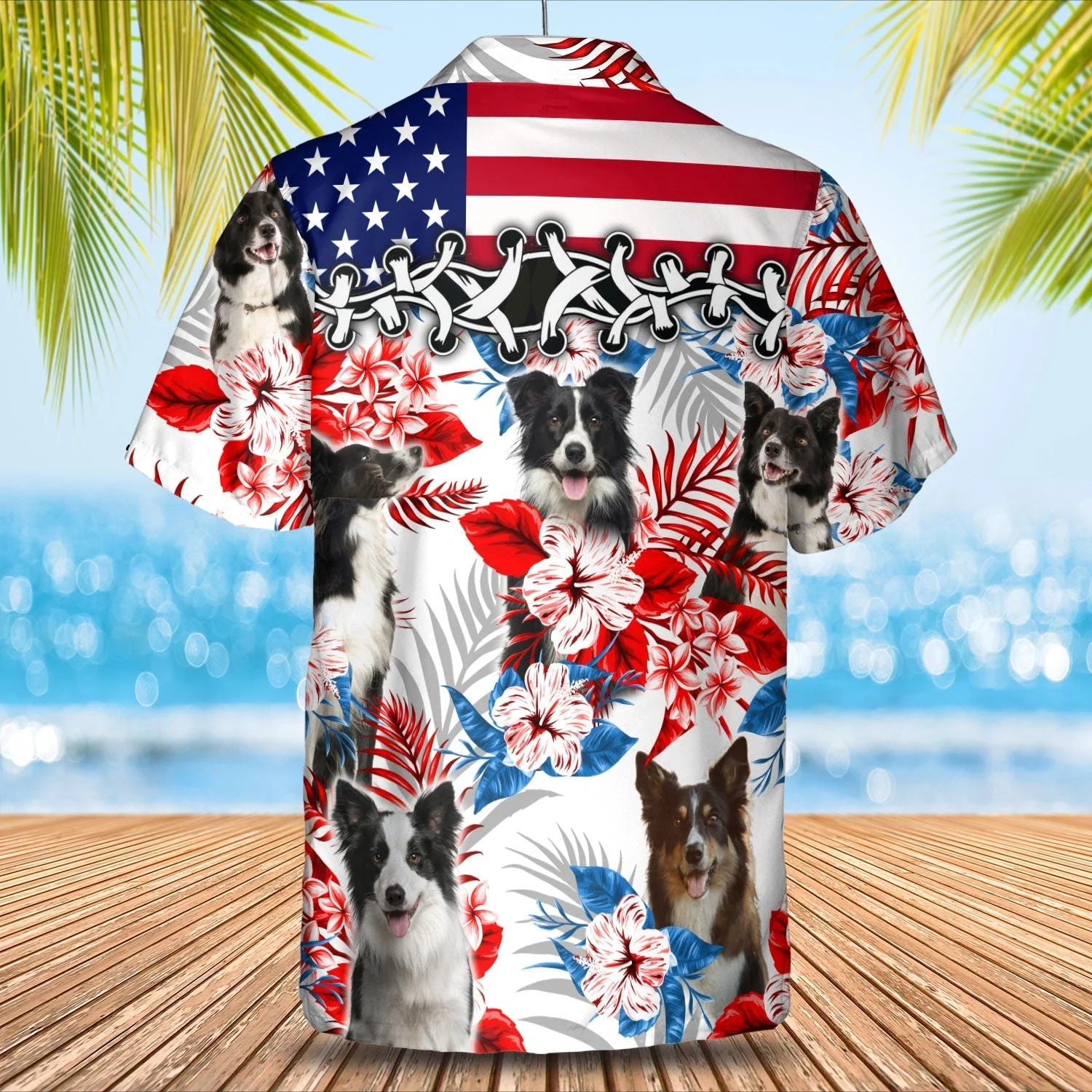 Border Collie Trendy Hawaiian Shirt- Summer Aloha Shirt, Trendy Hawaiian Shirt For Men And Women