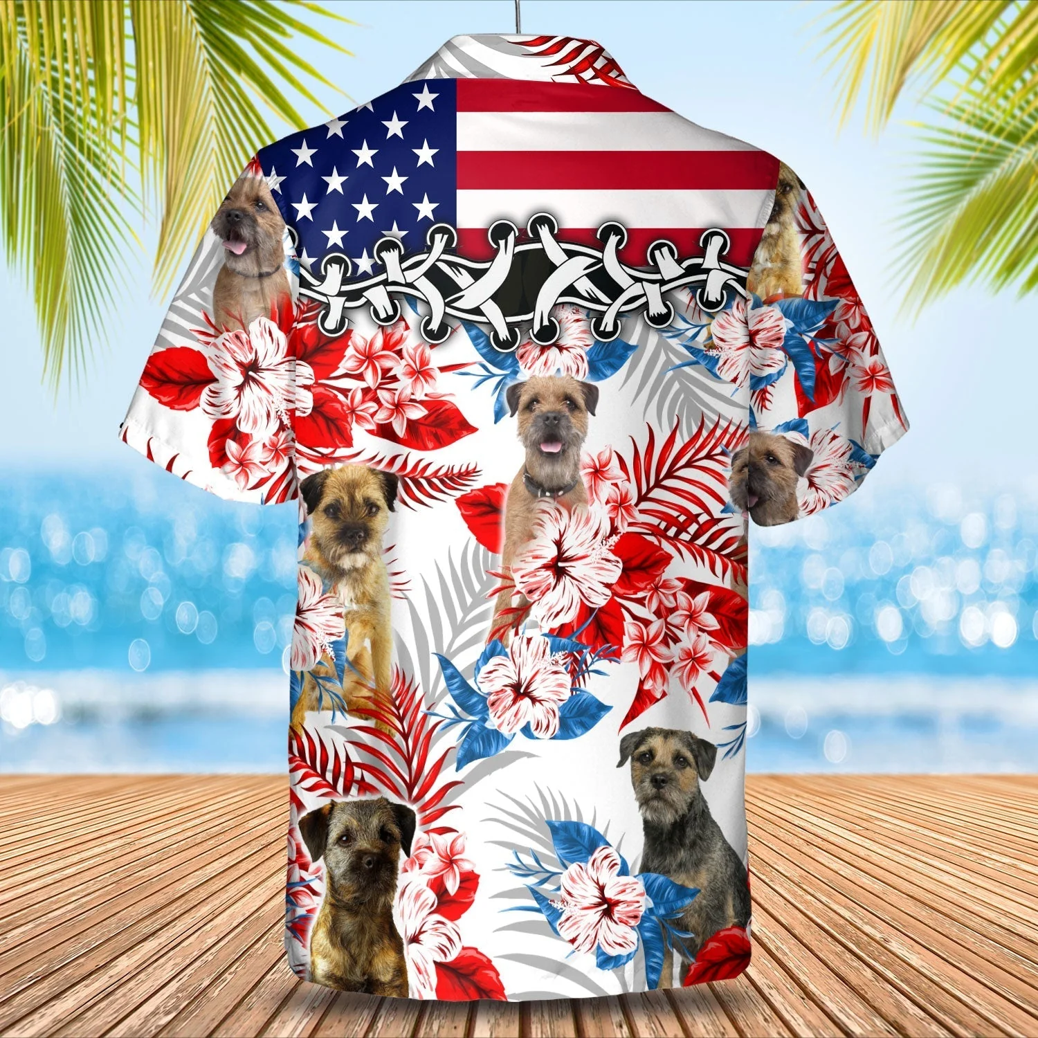 Border Terrier Trendy Hawaiian Shirt – Summer Aloha Shirt, Trendy Hawaiian Shirt For Men And Women