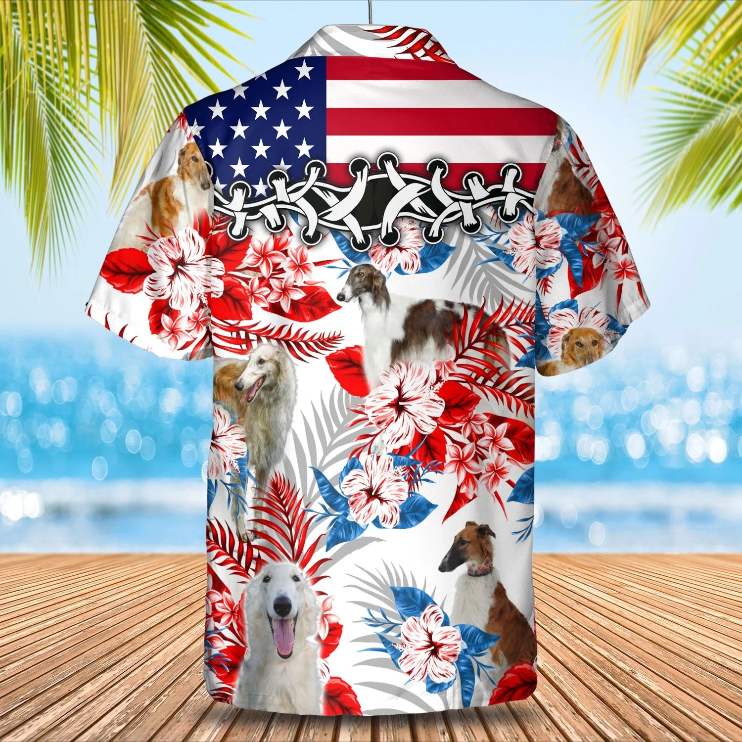 Borzoi Trendy Hawaiian Shirt – Gift For Summer, Summer Aloha Shirt, Trendy Hawaiian Shirt For Men And Women