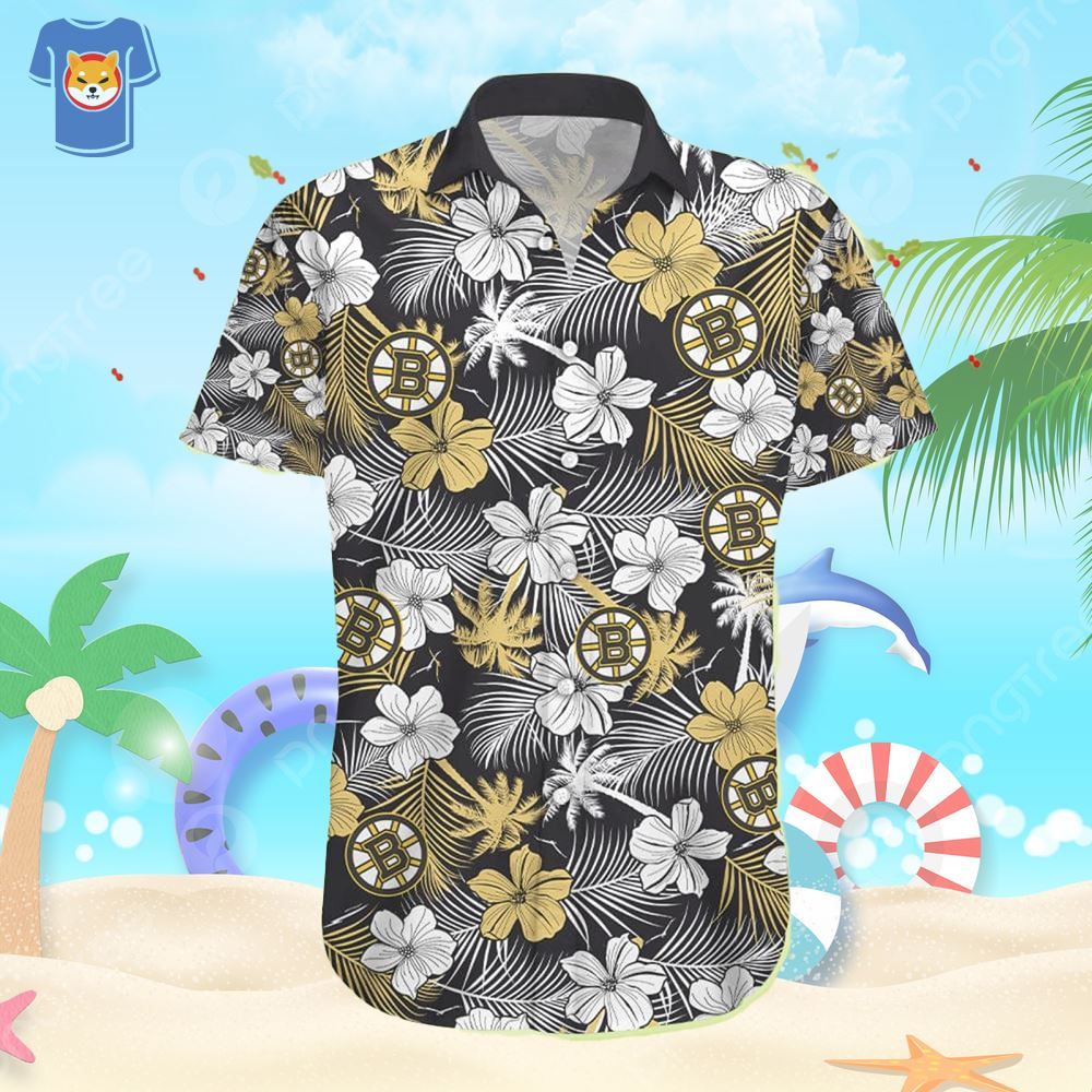 Boston Bruins Beach Shirt Men And Women Gift Hawaiian Shirt