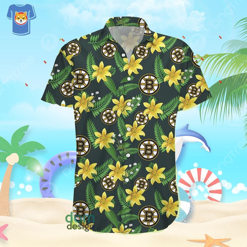 Boston Bruins Hawaiian Shirt Best Summer Gift For Fans