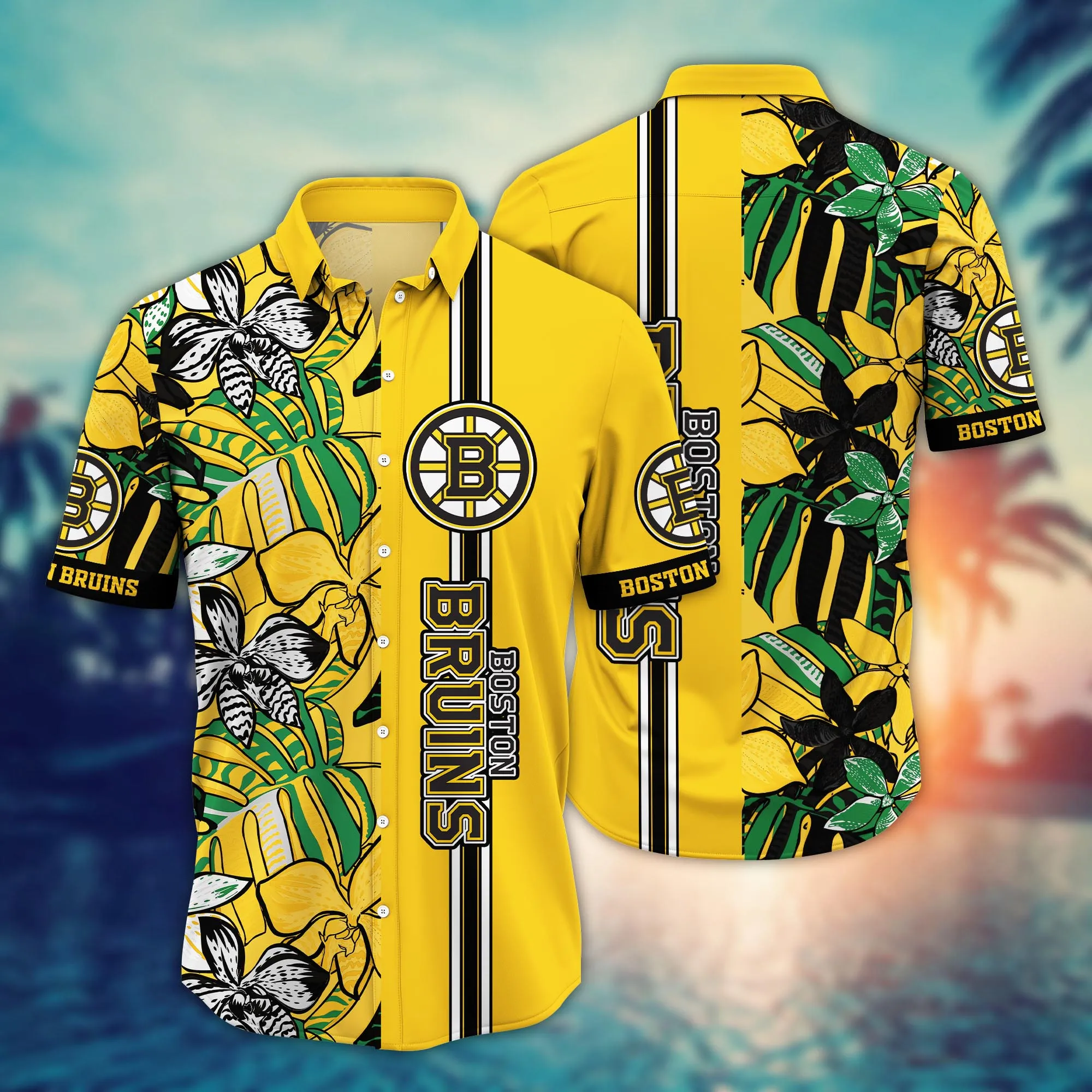 Boston Bruins NHL Hawaiian Shirt Sandals Aloha Shirt