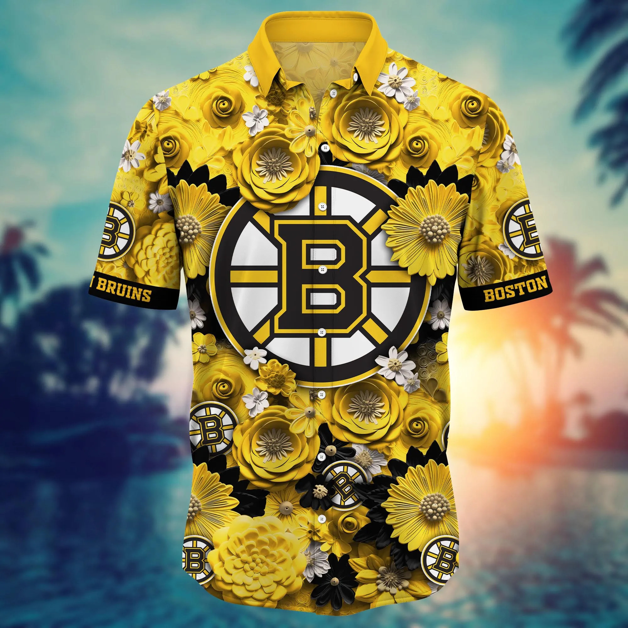 Boston Bruins NHL Hawaiian Shirt Trending For This Summer Customize Shirt Any Team
