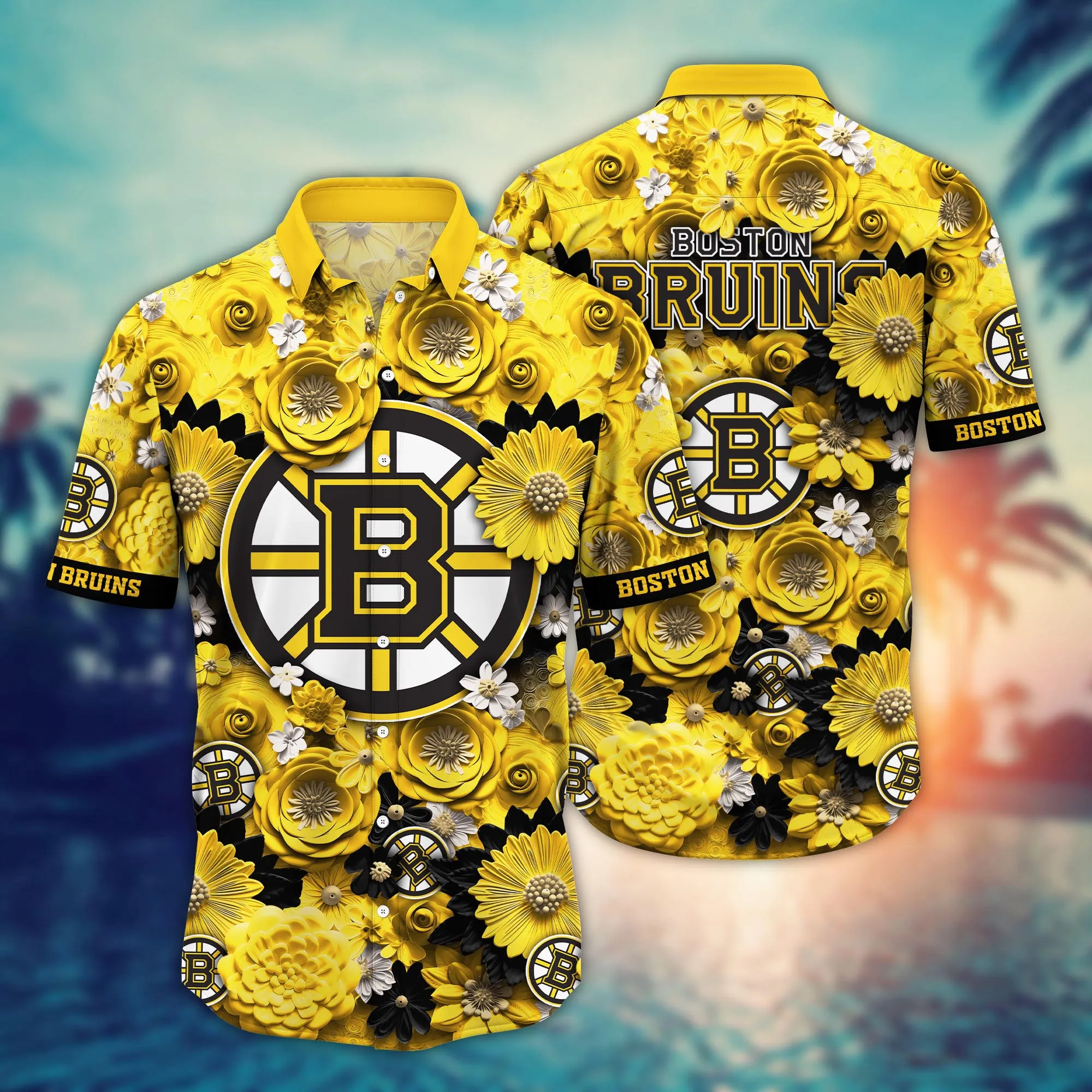 Boston Bruins NHL Hawaiian Shirt Trending For This Summer Customize Shirt Any Team