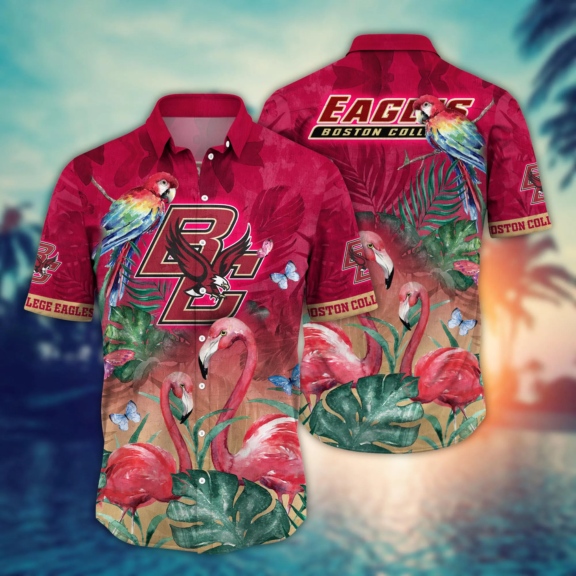 Boston College Eagles NCAA Hawaiian Shirt August Aloha Shirt