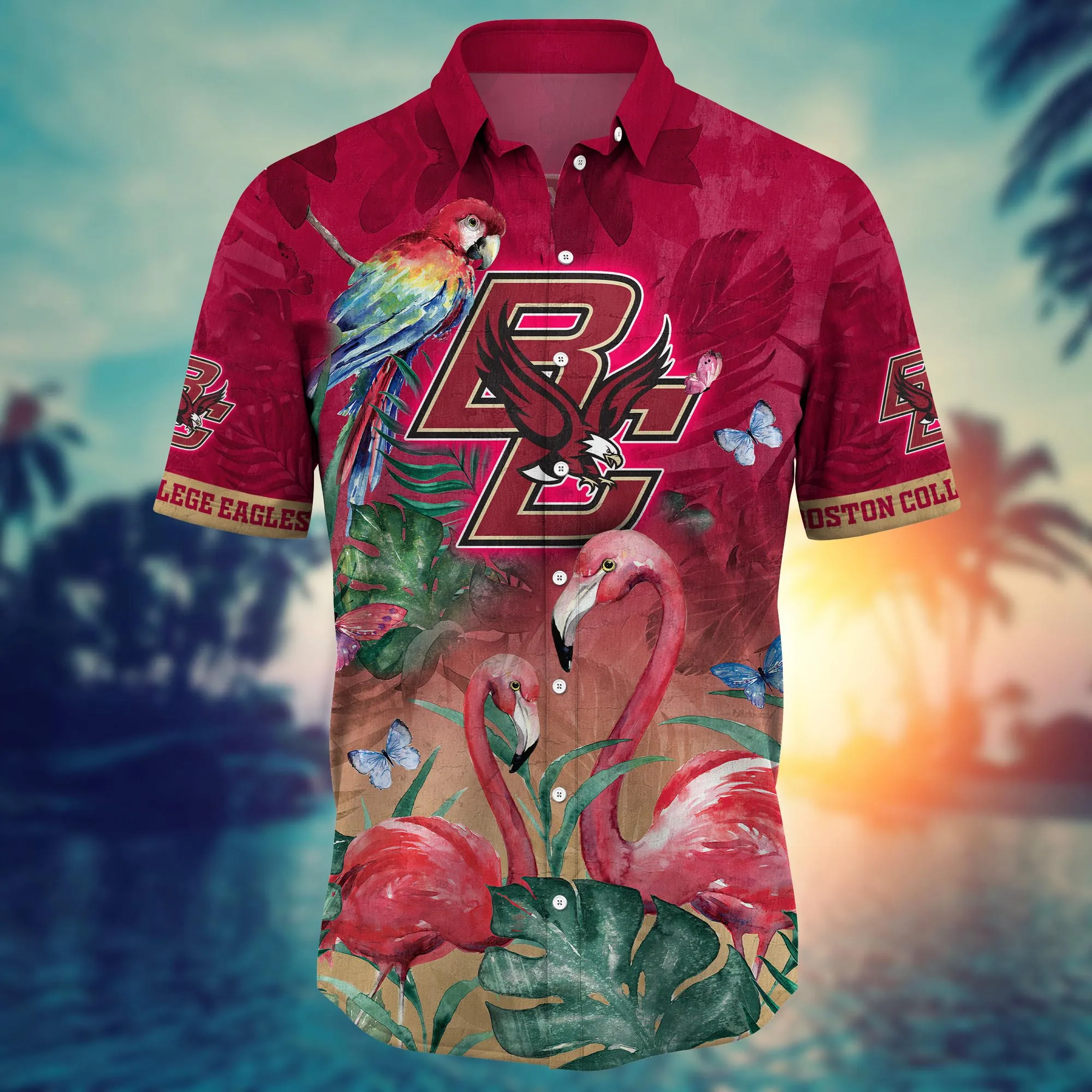 Boston College Eagles NCAA Hawaiian Shirt August Aloha Shirt