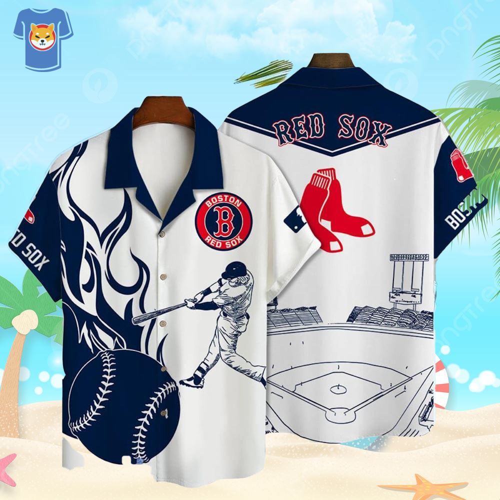 Boston Red Sox Major League Baseball Print Hawaiian Shirt For Men Women Boston Red Sox Major League Baseball Print Hawaiian Shirt For Men Women