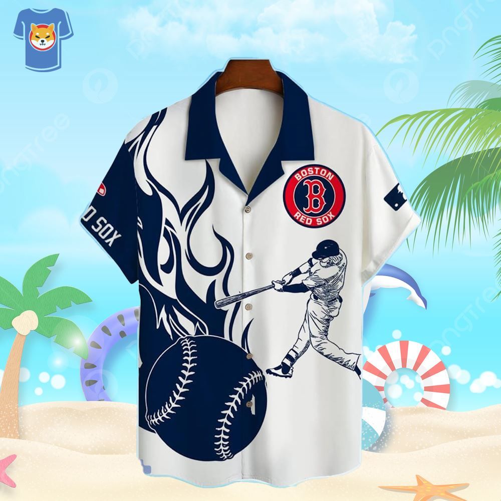 Boston Red Sox Major League Baseball Print Hawaiian Shirt For Men Women