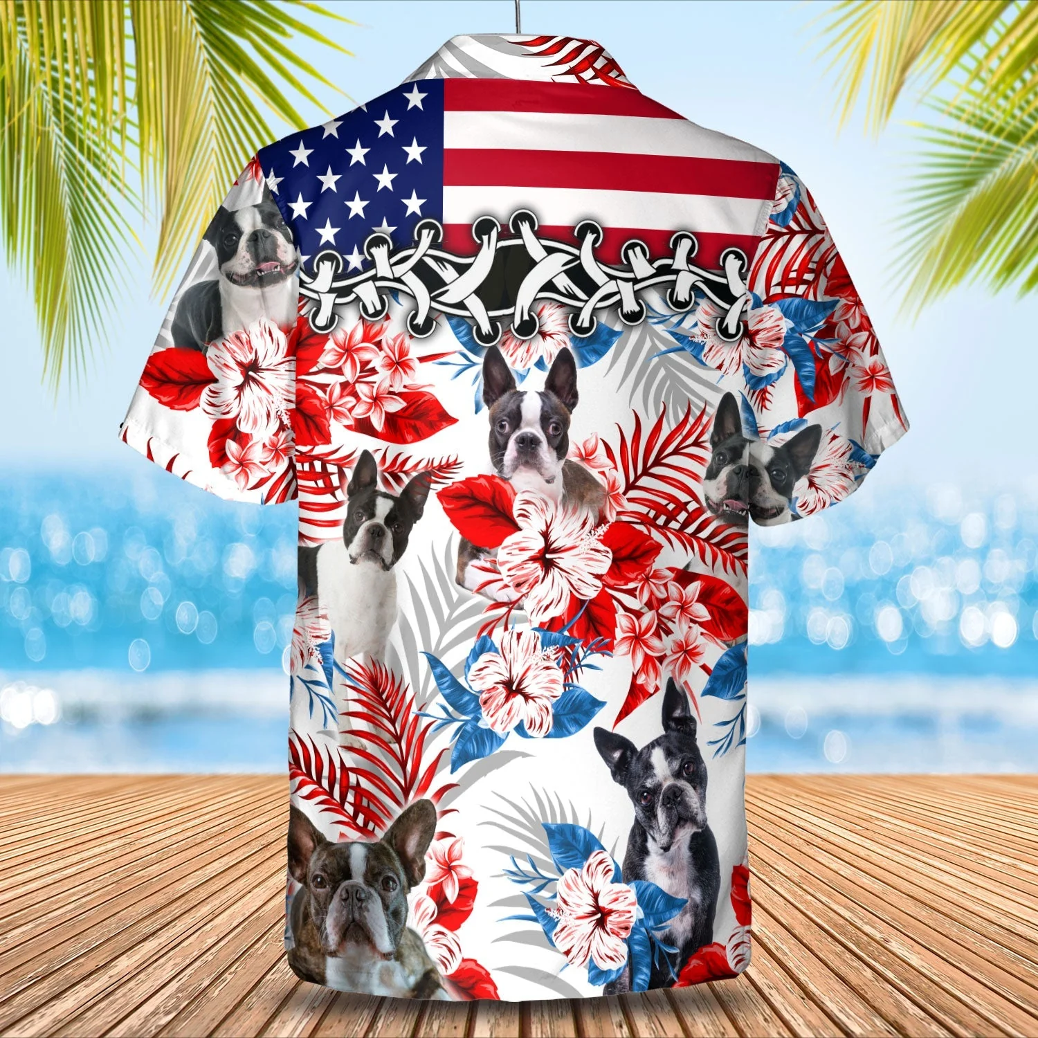 Boston Terrier Trendy Hawaiian Shirt- Summer Aloha Shirt, Trendy Hawaiian Shirt For Men And Women