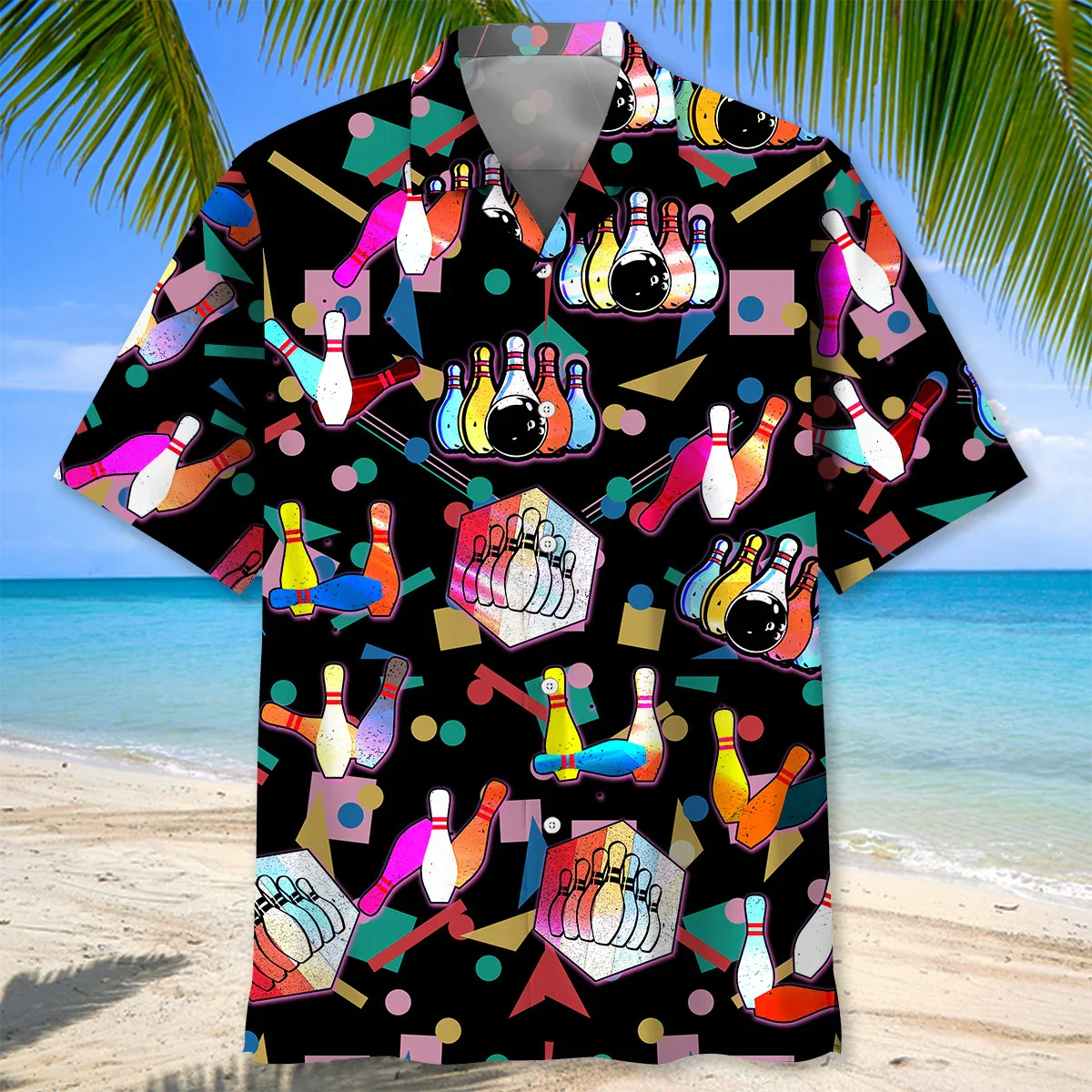 Bowling 3D Trendy Hawaiian Shirt, Trendy Hawaiian Shirt For Men, Summer Gift For Bowling Lover
