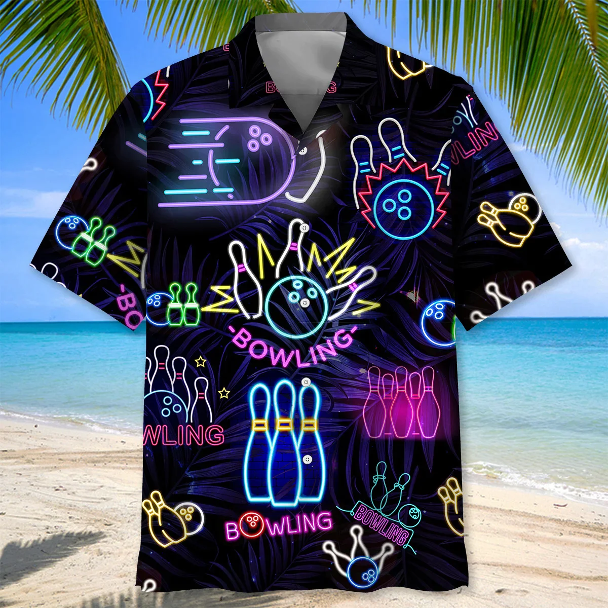 Bowling 3D Trendy Hawaiian Shirt, Trendy Hawaiian Shirt For Men, Summer Gift For Bowling Lover Bowling 3D Trendy Hawaiian Shirt, Trendy Hawaiian Shirt For Men, Summer Gift For Bowling Lover