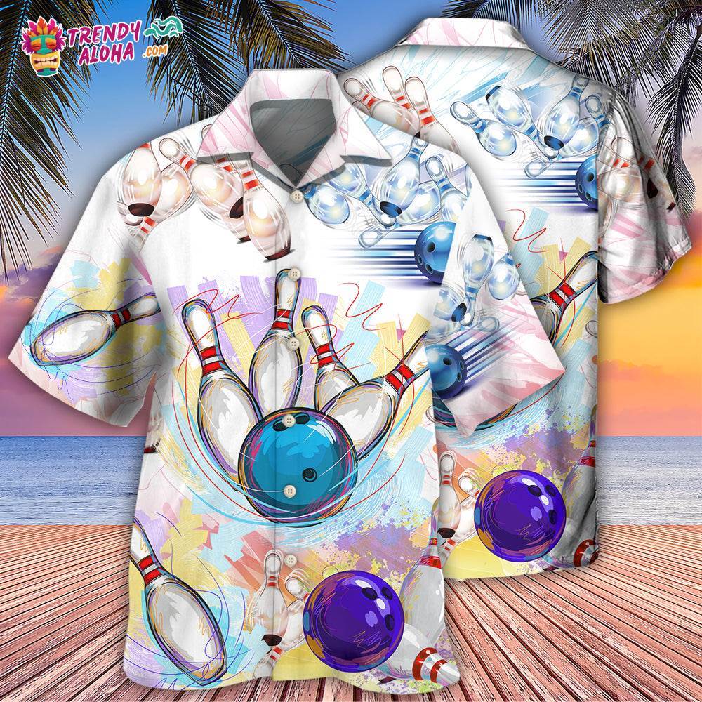 Bowling Art Hawaiian Shirt – Trendy Aloha