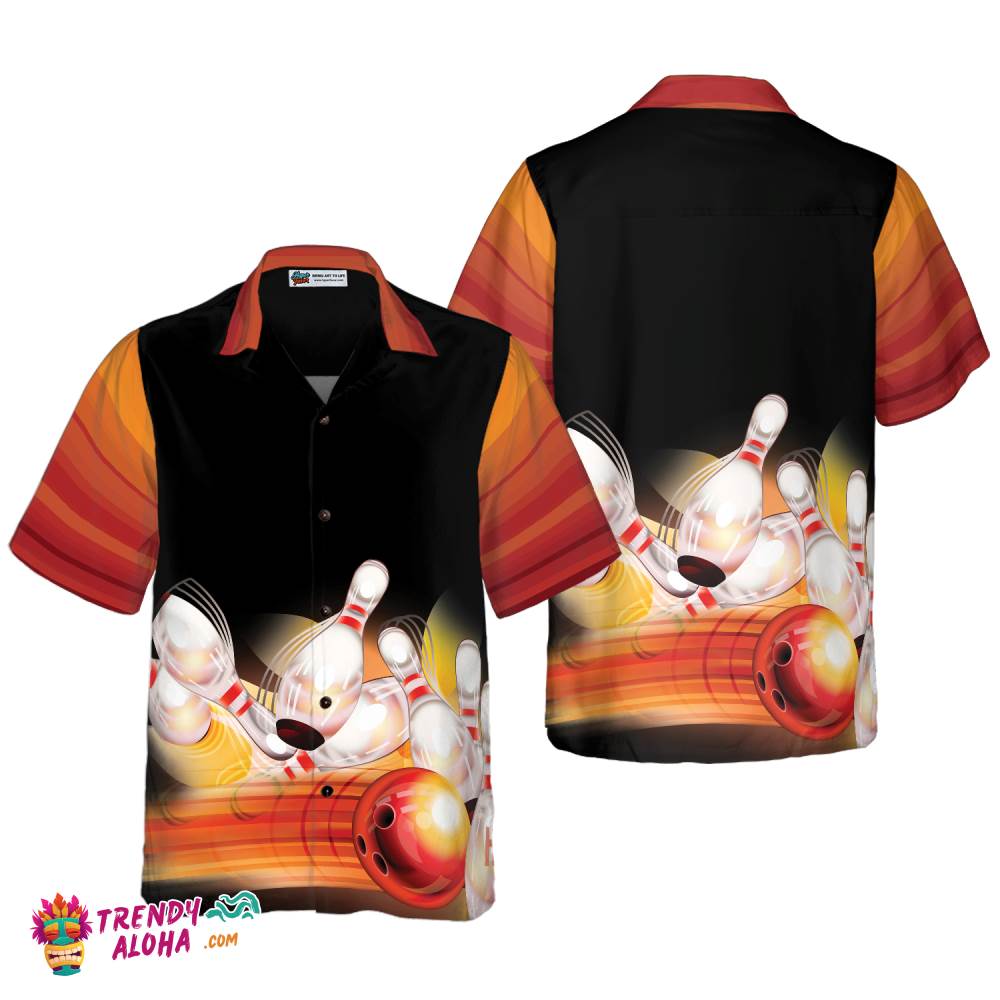 Bowling Ball And Pin Hawaiian Shirt Bowling Ball And Pin Hawaiian Shirt