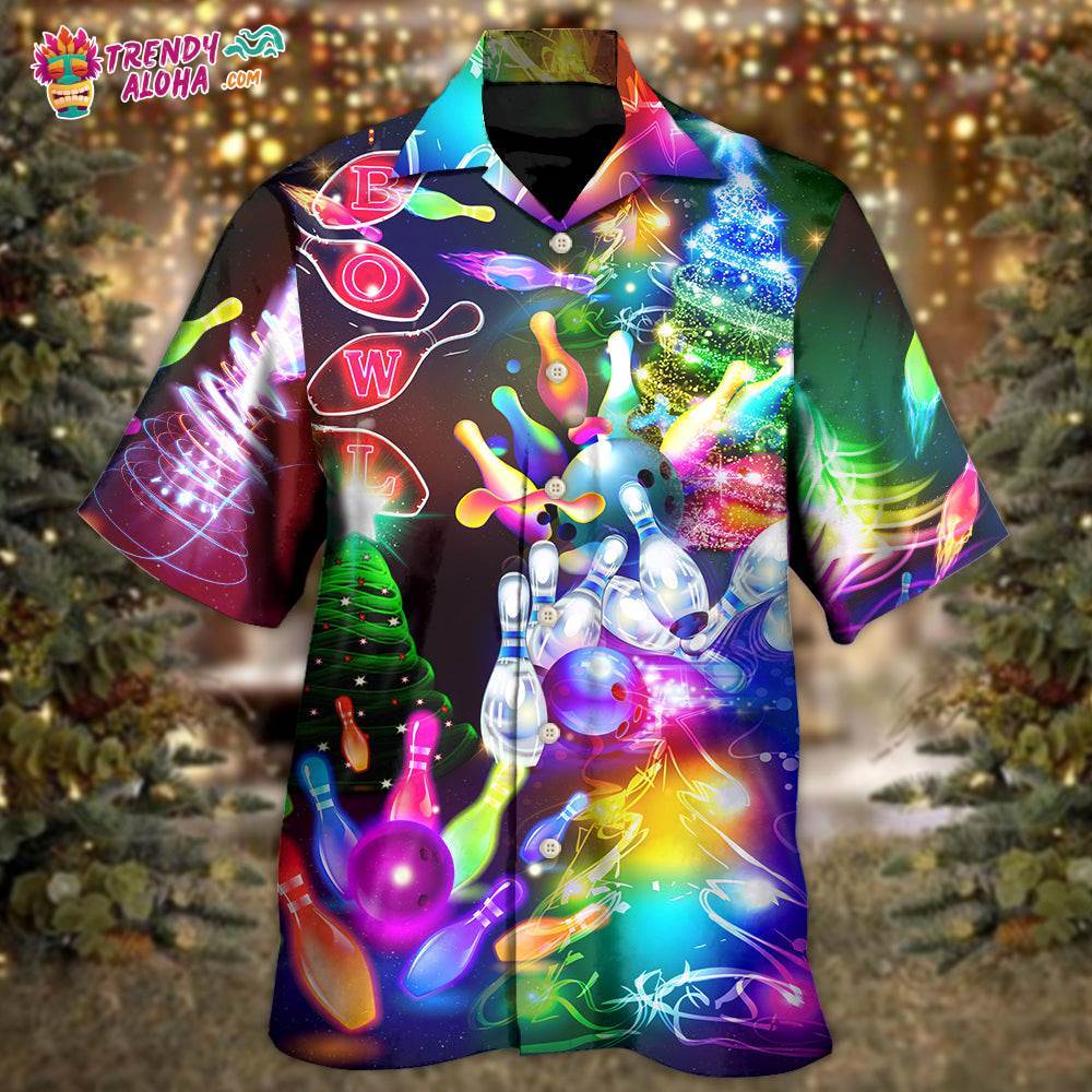 Bowling Christmas Merry Everything Happy Always Hawaiian Shirt – Trendy Aloha