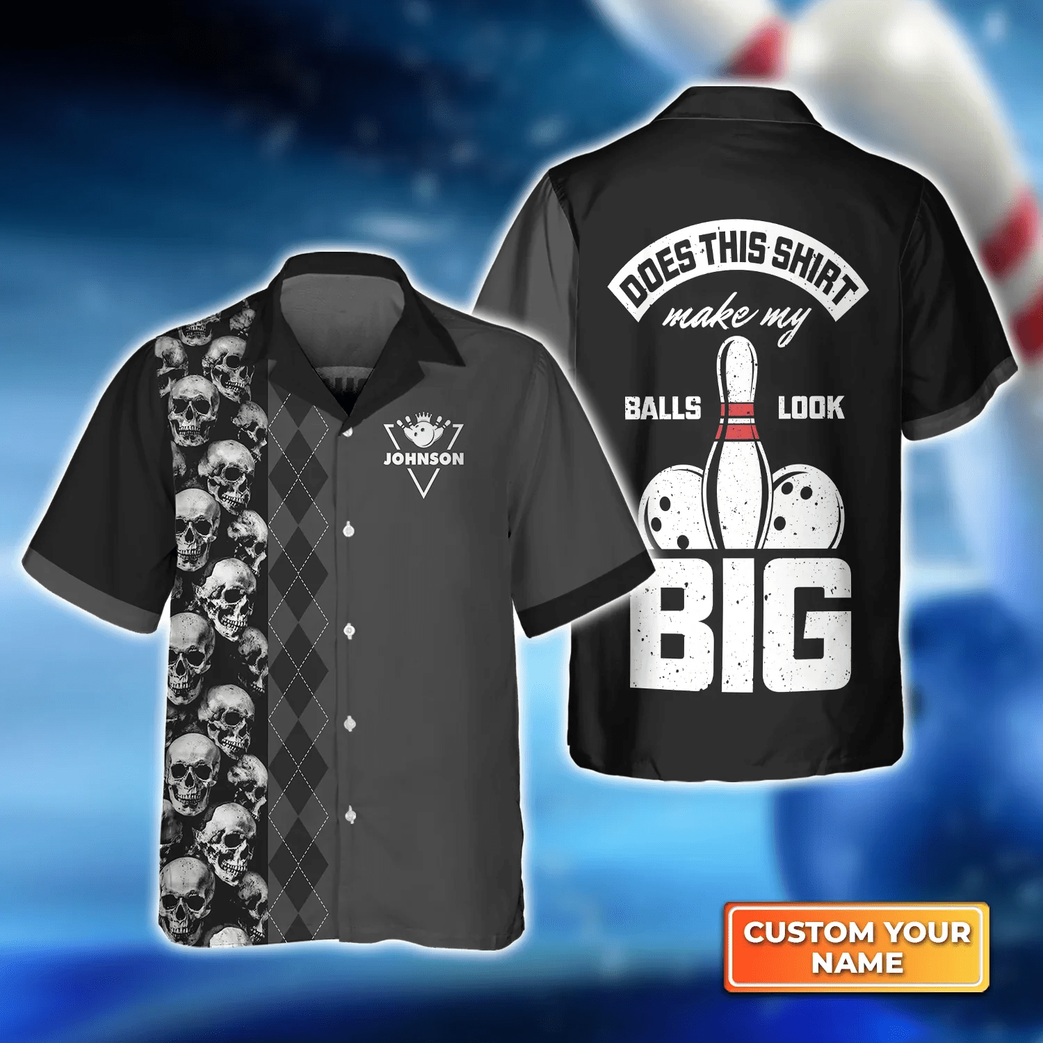 Bowling Does This Shirt Make My Ball Look Big Trendy Hawaiian Shirt, Bowling Trendy Hawaiian Shirt For Men, Women, Bowling Team