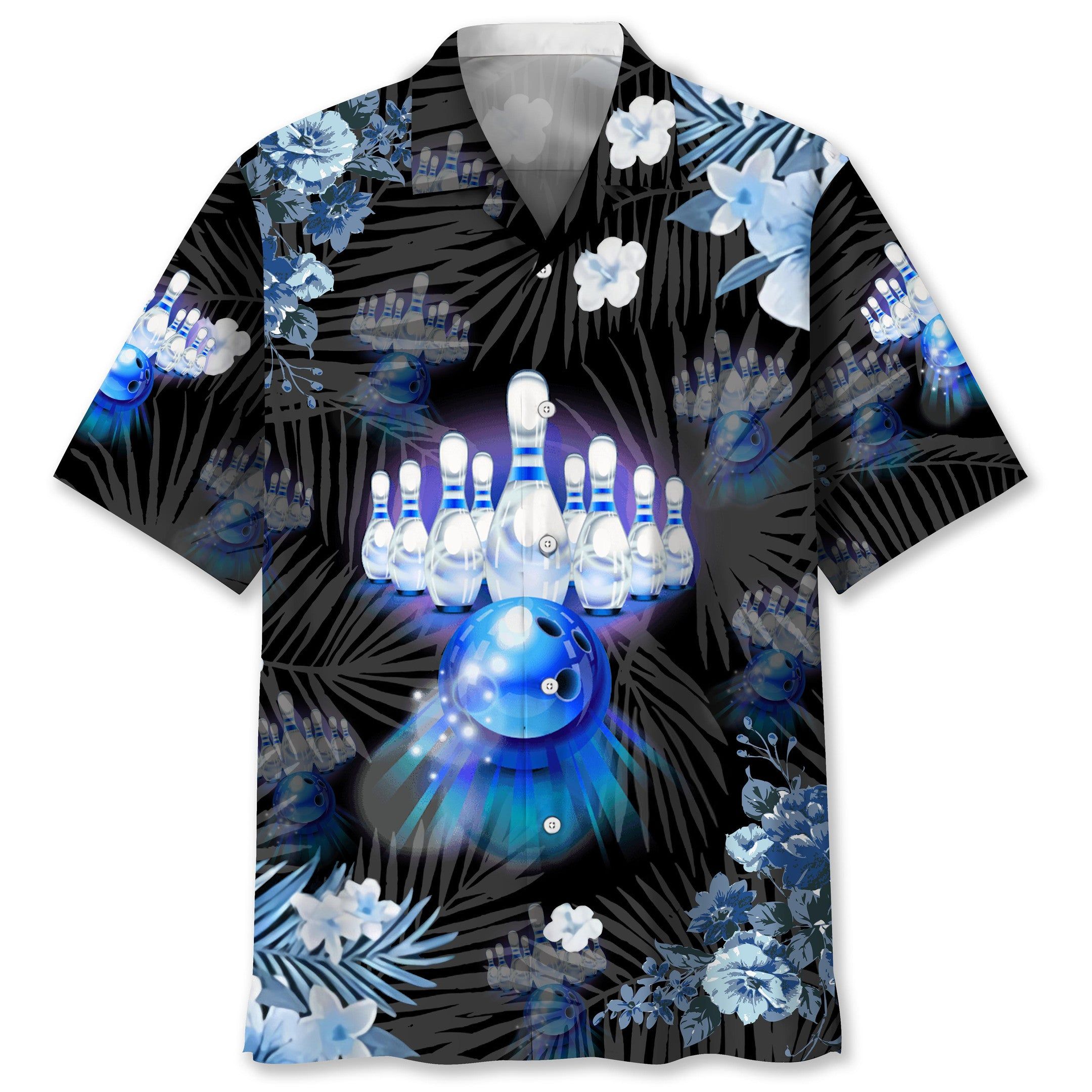 Bowling Flower Trendy Hawaiian Shirt