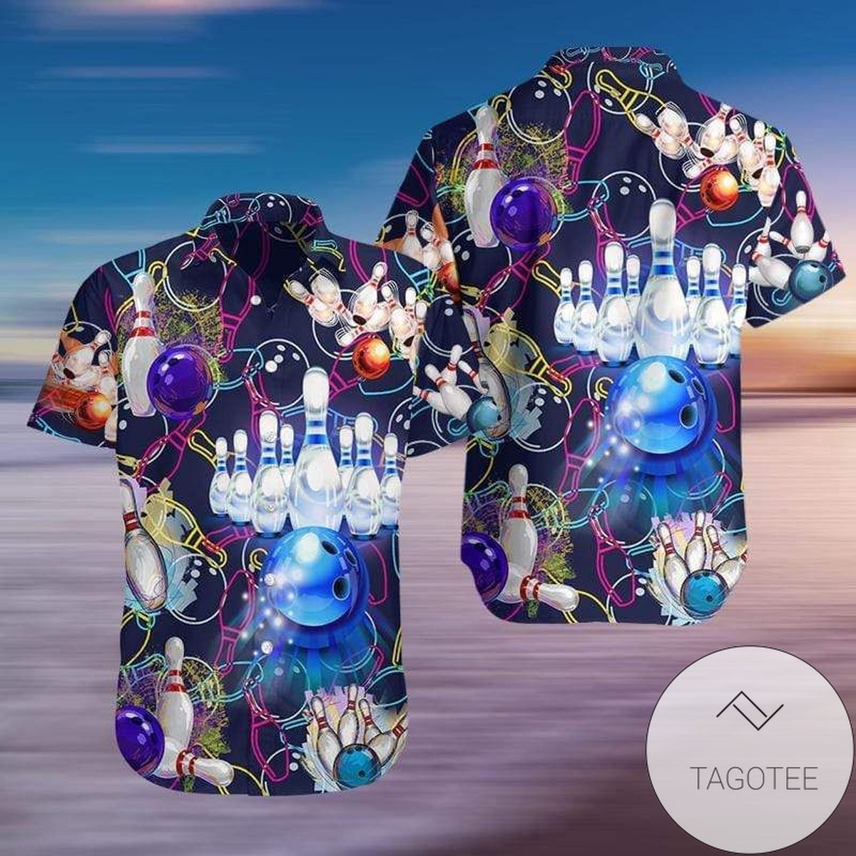 Bowling Good Times Elegance Hawaiian Shirt Unique Tropical Collection