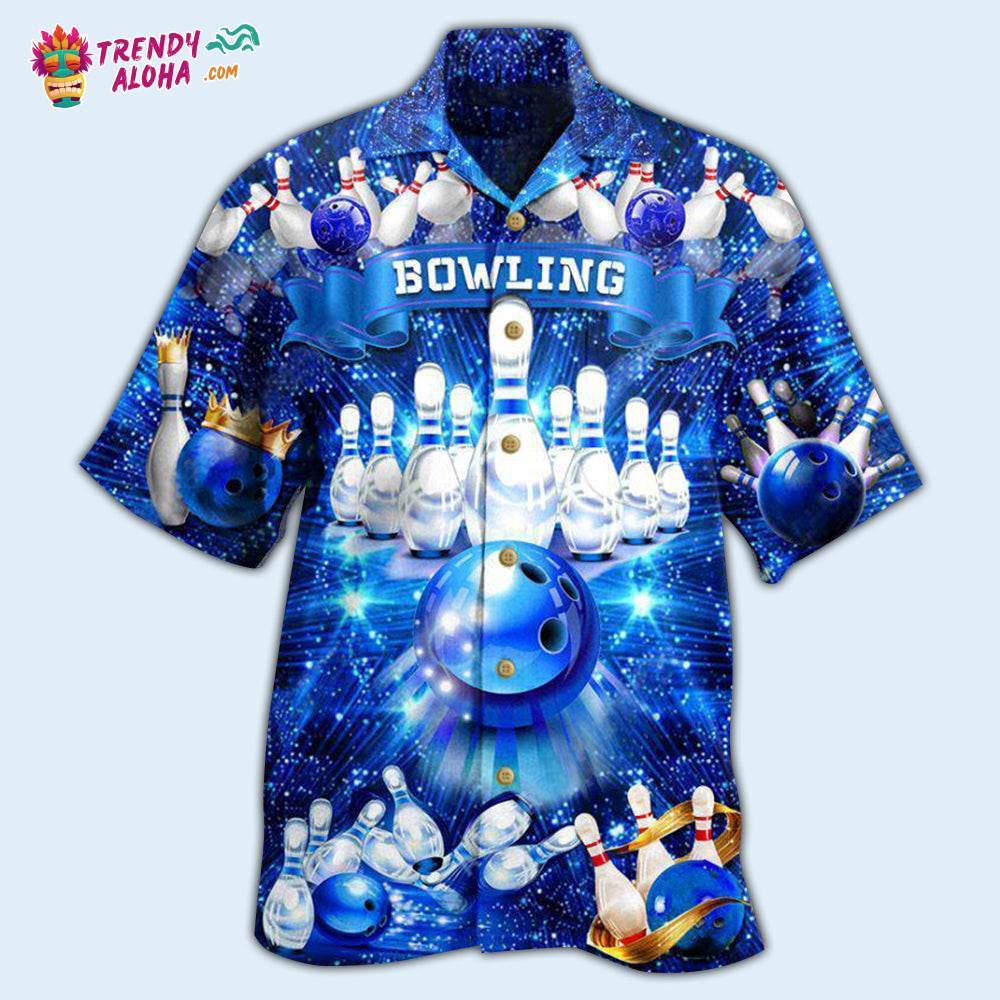 Bowling Is The Best Part Of My Day Blue Style Hawaiian Shirt – Trendy Aloha