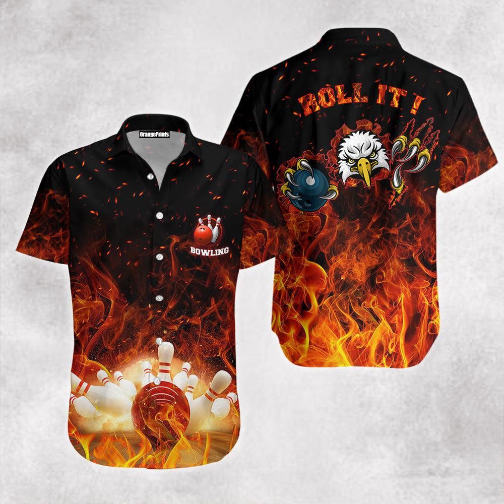 Bowling Lets Roll It Trendy Hawaiian Shirt