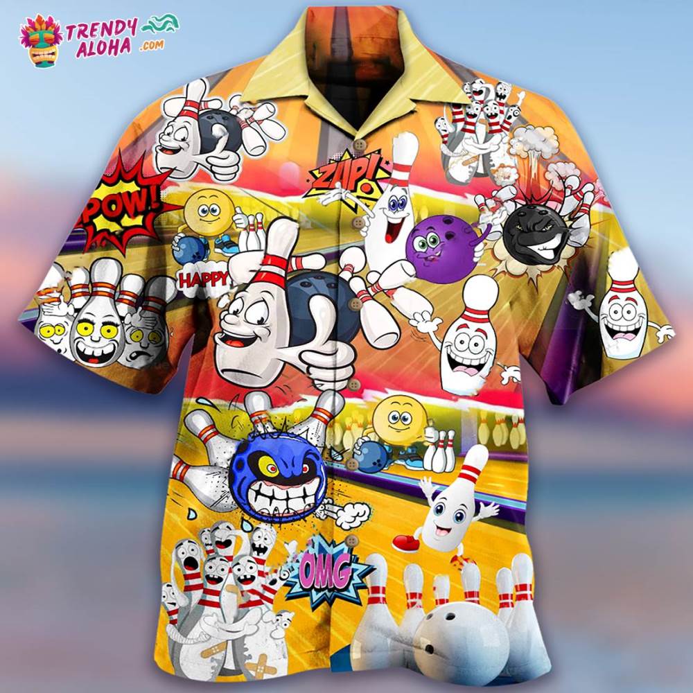 Bowling Split Happens Bowling Ping Hawaiian Shirt – Trendy Aloha