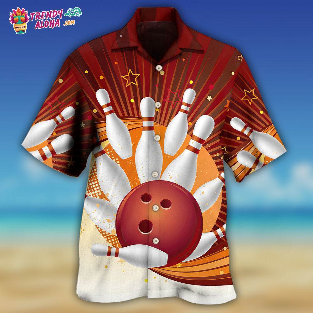 Bowling Strike Amazing Game Retro Style Hawaiian Shirt – Trendy Aloha