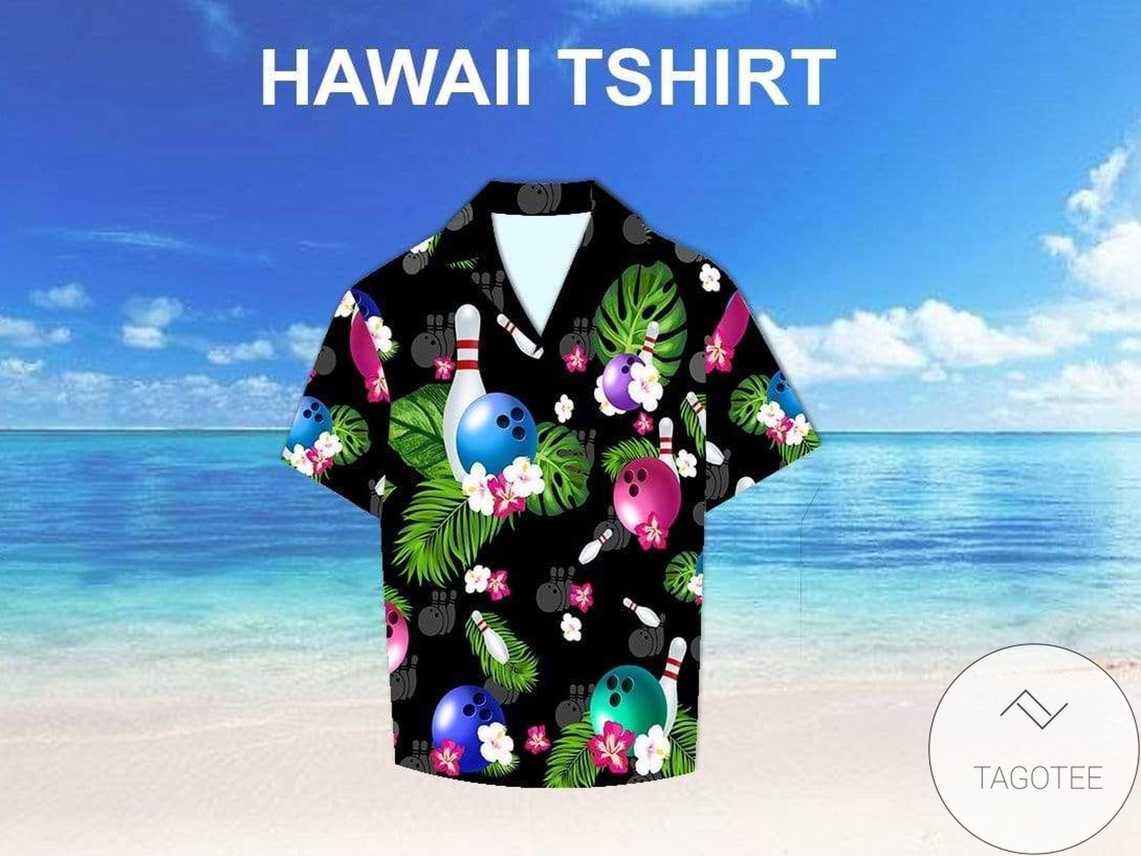 Bowling Themed Unique Hawaiian Shirt Exclusive Design